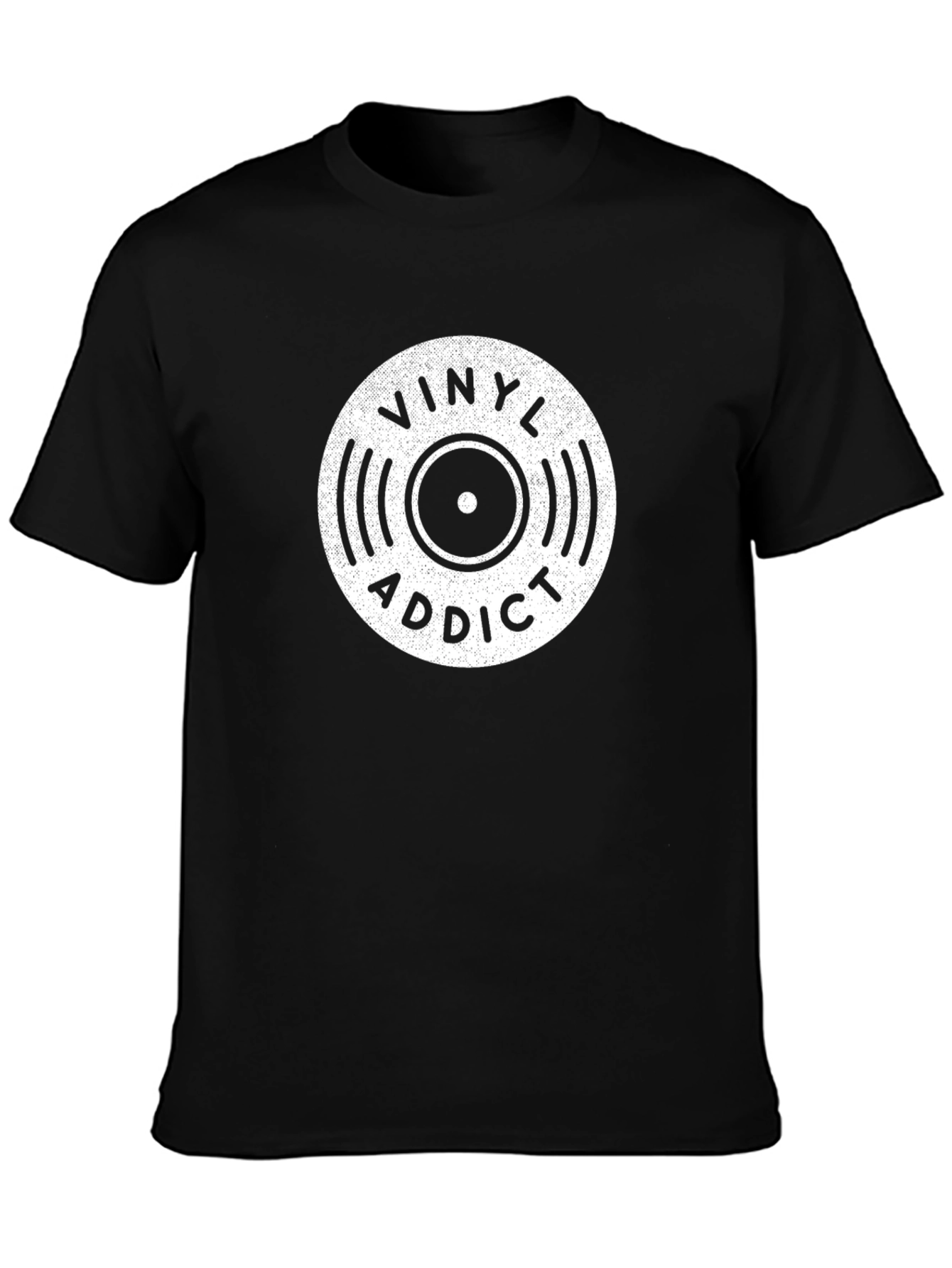 Vinyl Addict Black T-Shirt