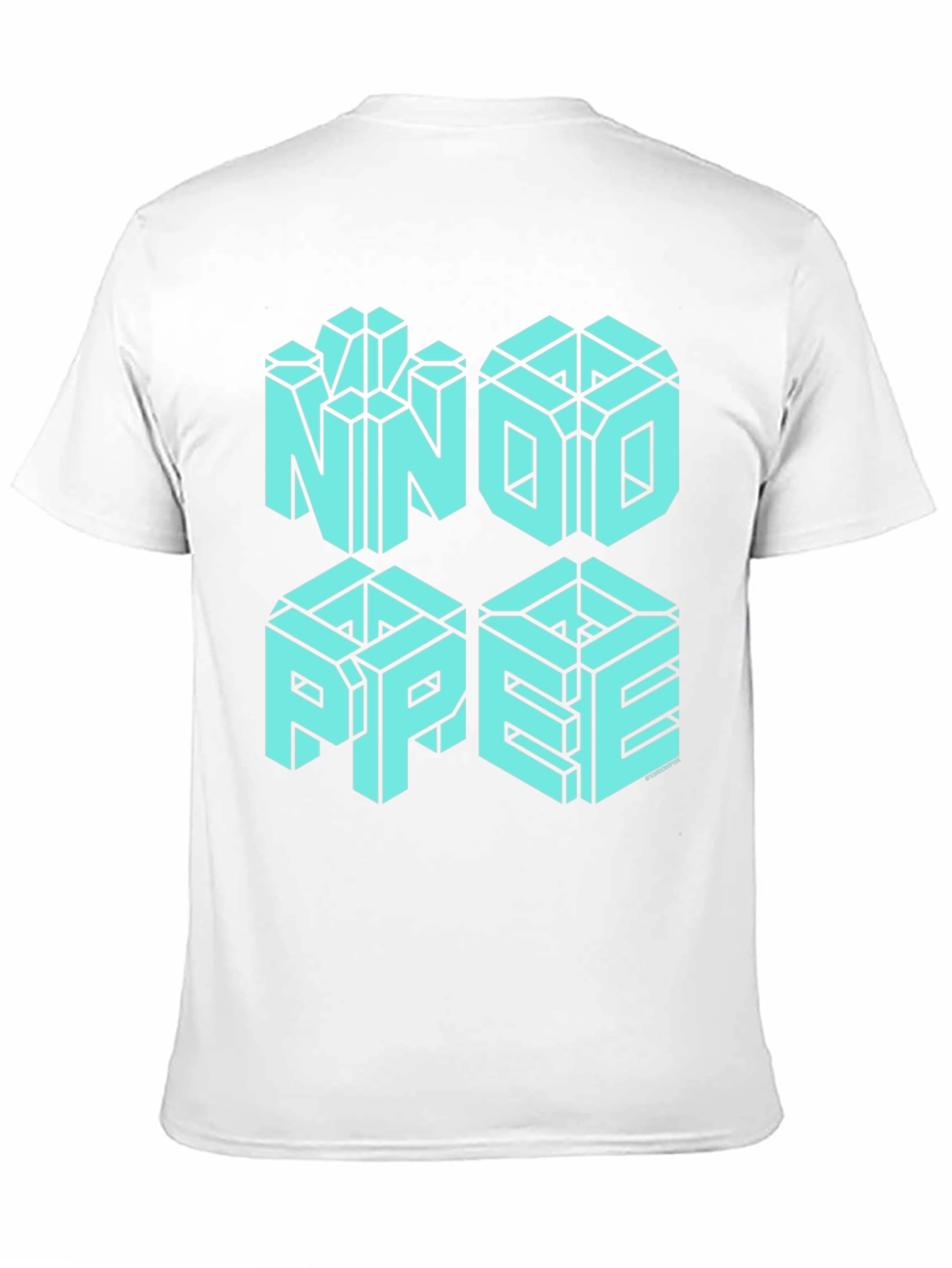 NNOI PPEE Optical Illusion Graphic T-Shirt