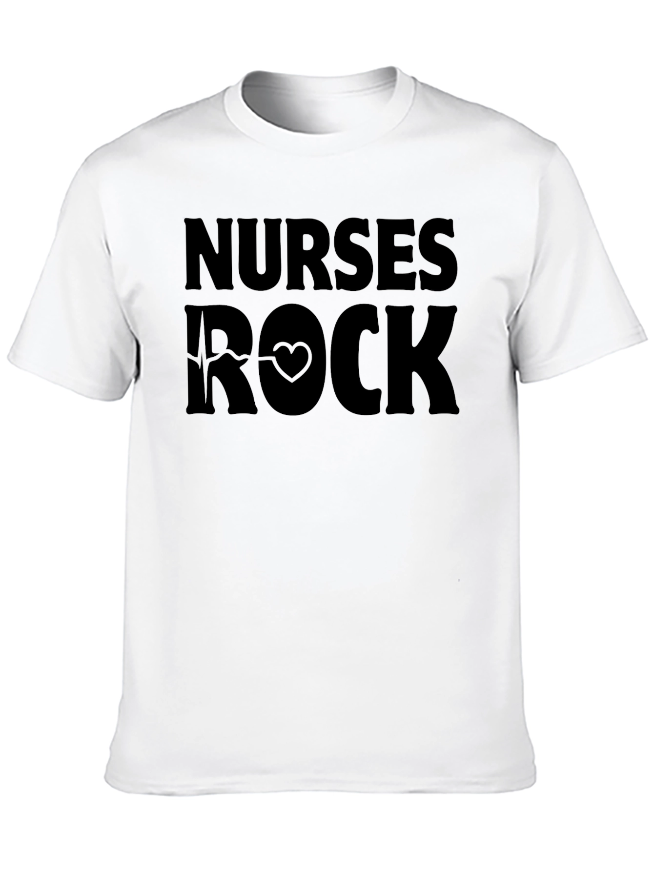Nurses Rock Graphic T-Shirt - Comfortable Cotton Blend