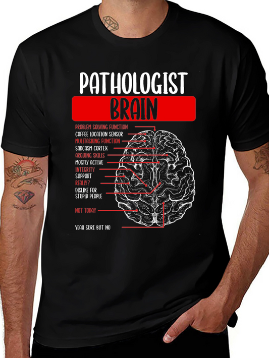 Pathologist Brain Anatomy T-Shirt Funny Gift