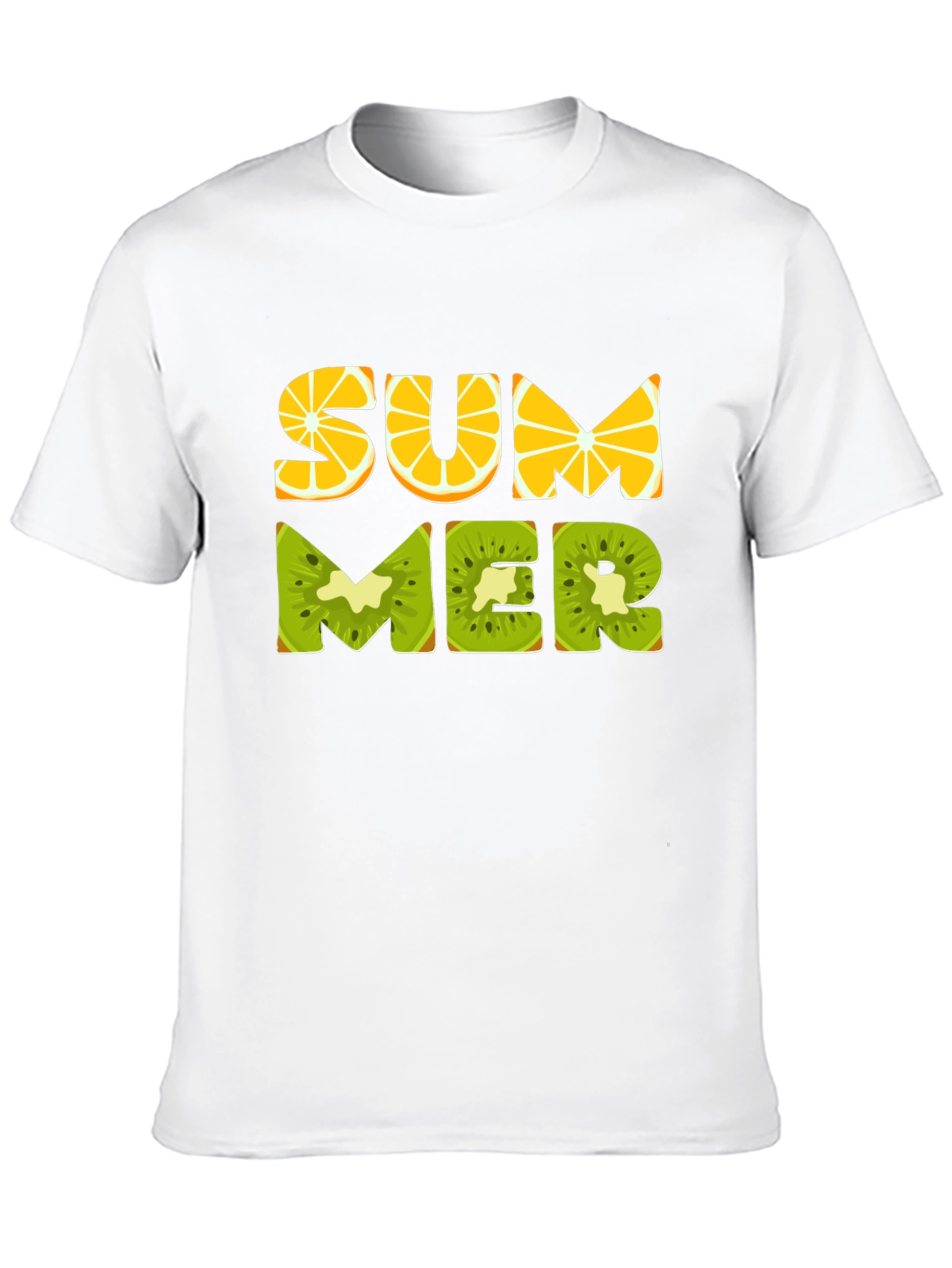 Summer Fruit T-Shirt - Black Graphic Tee