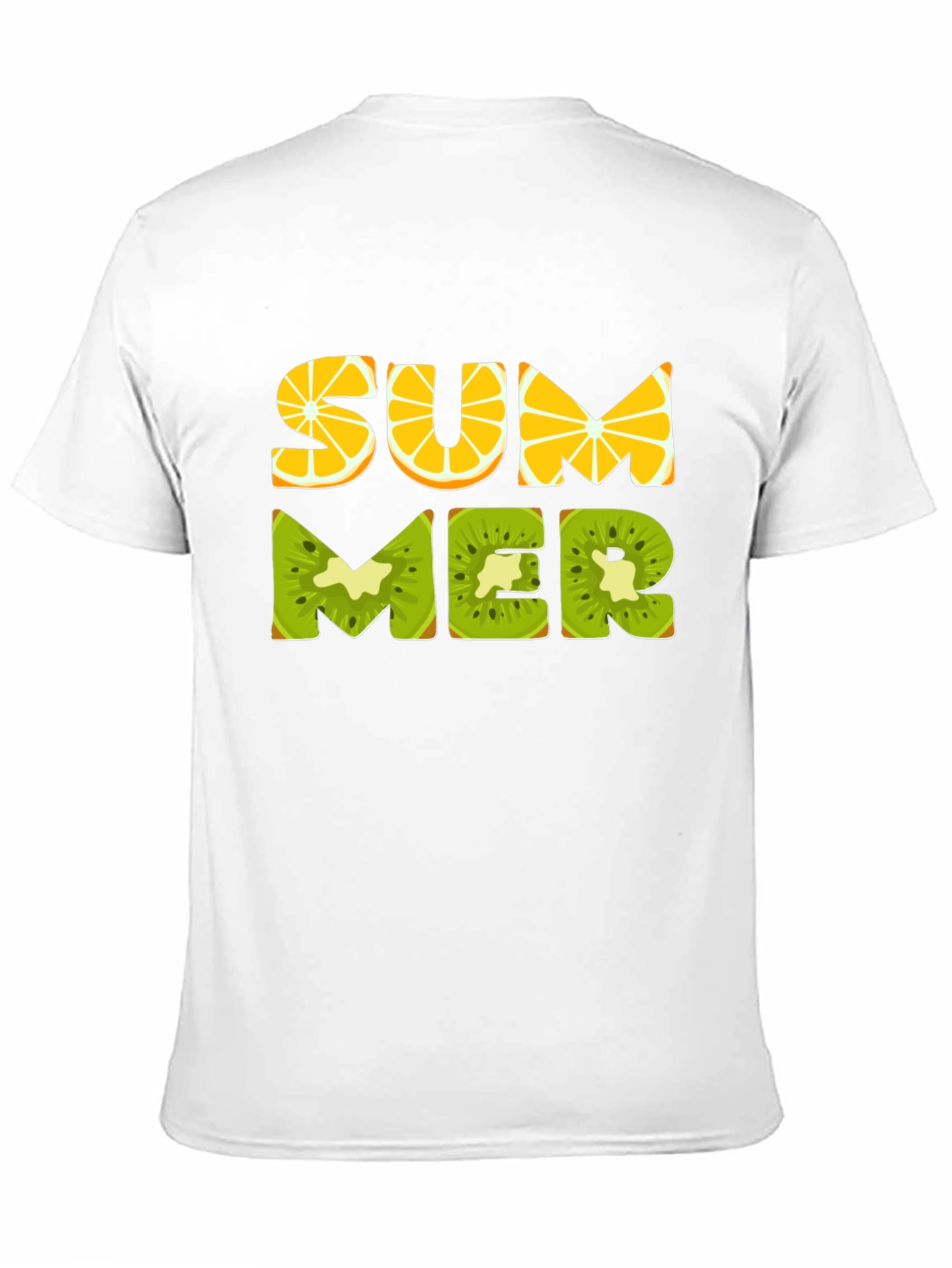 Summer Fruit T-Shirt - Black Graphic Tee