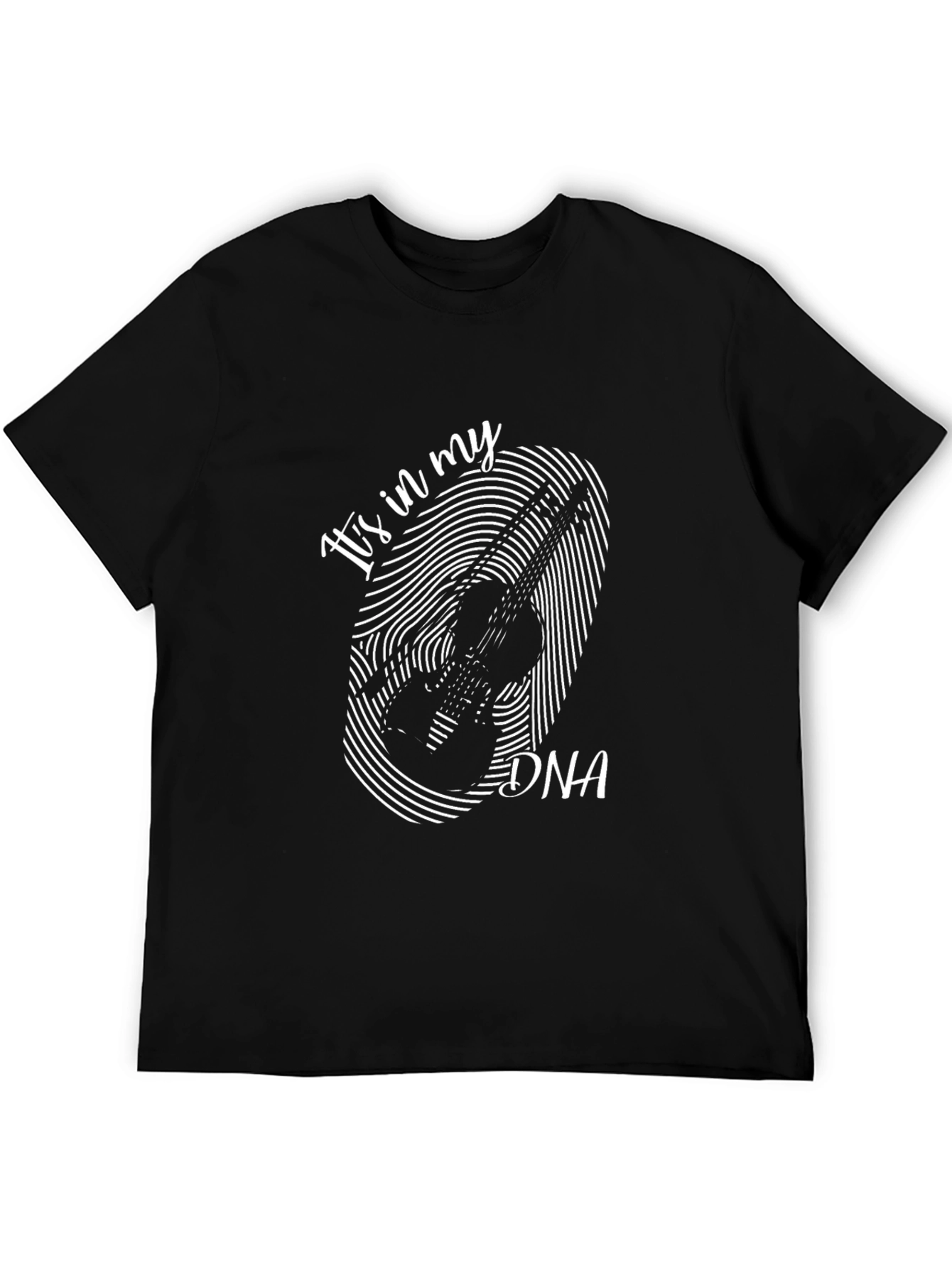 Guitar DNA Black Graphic Tee