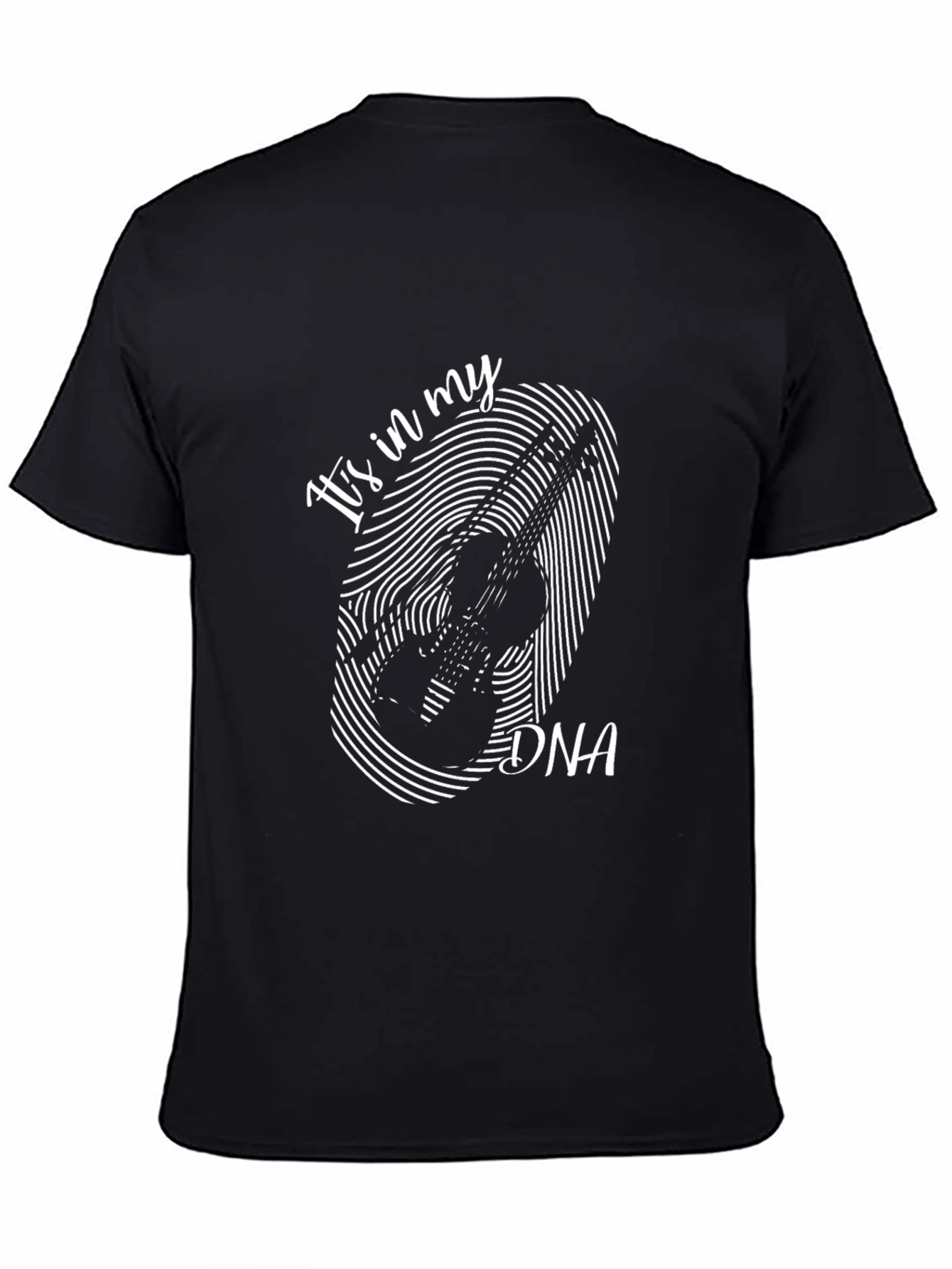 Guitar DNA Black Graphic Tee