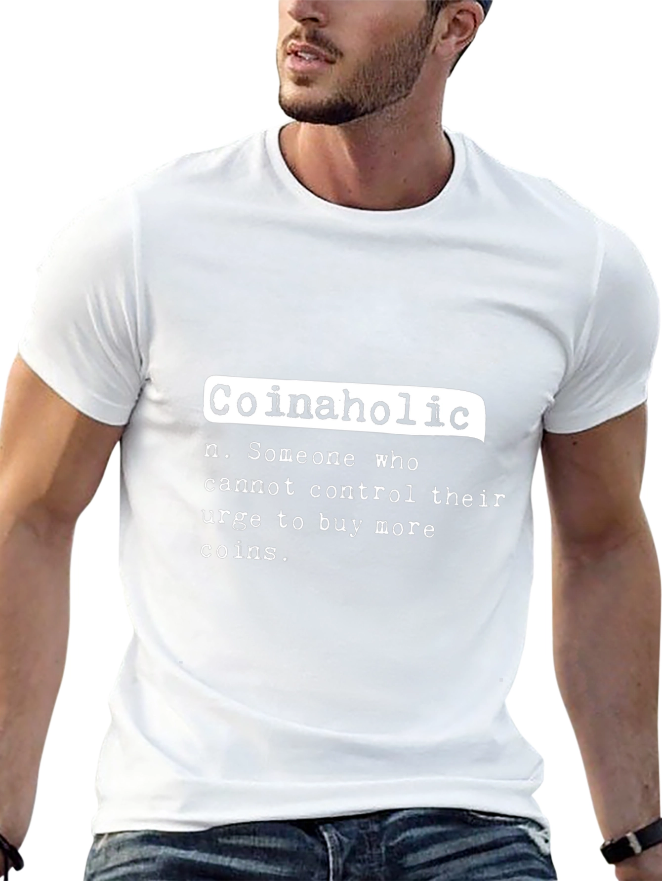 Coinaholic T-Shirt - Crypto Humor Tee