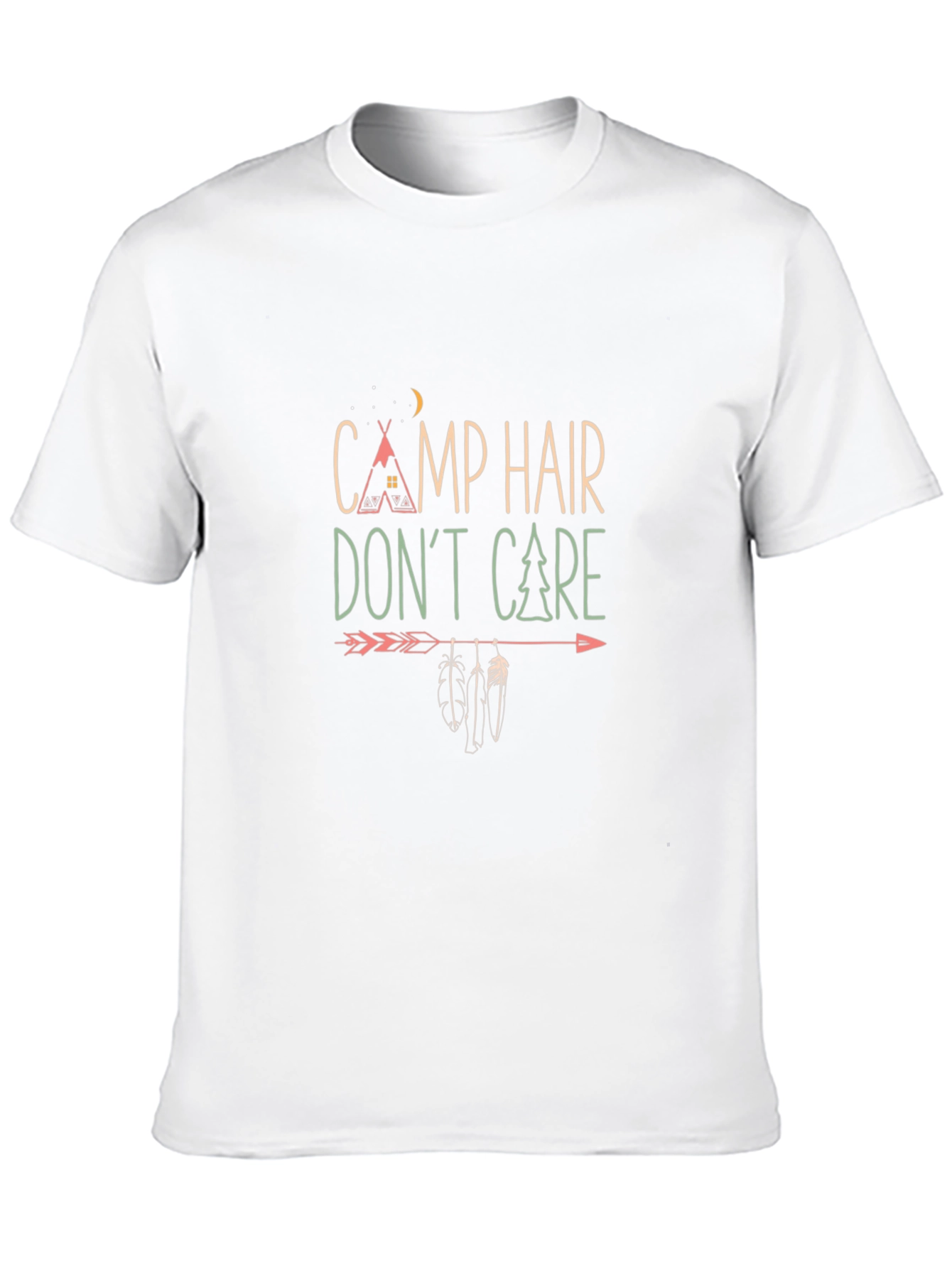Camp Hair Dont Care Graphic T-Shirt