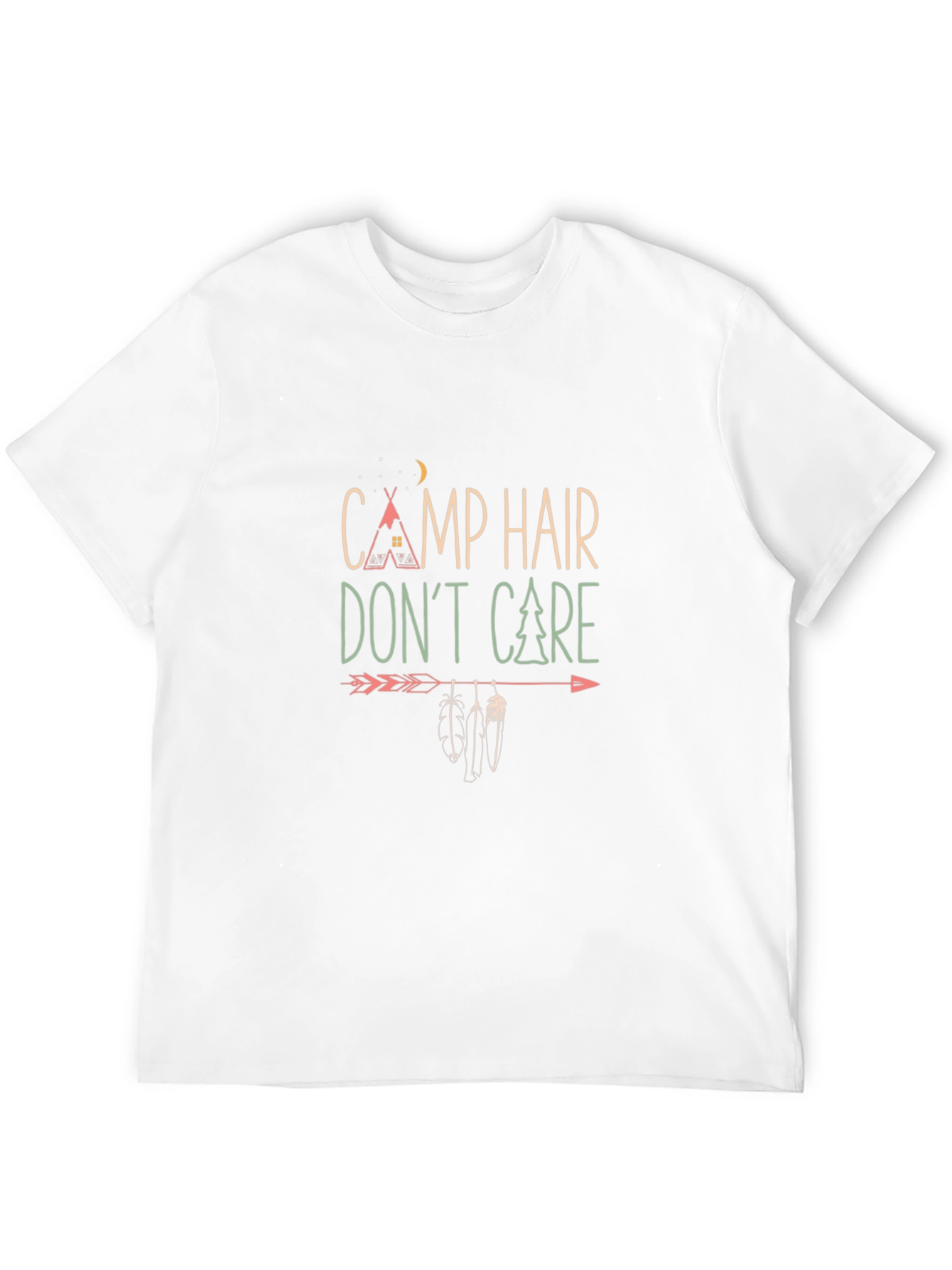 Camp Hair Dont Care Graphic T-Shirt