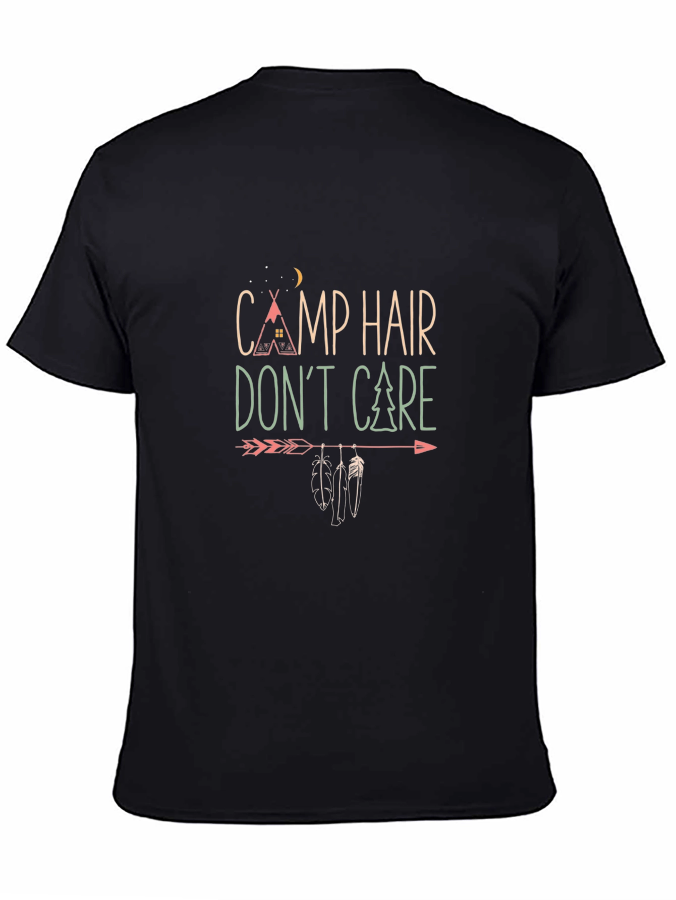 Camp Hair Dont Care Graphic T-Shirt