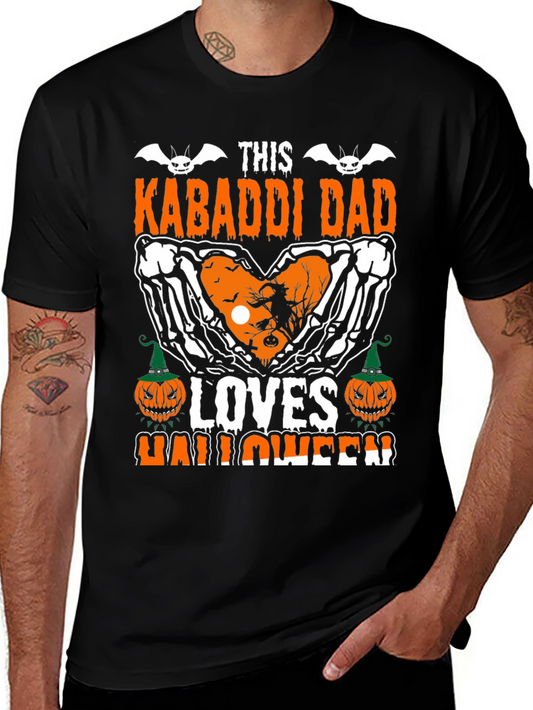 Kabaddi Dad Loves Halloween T-Shirt