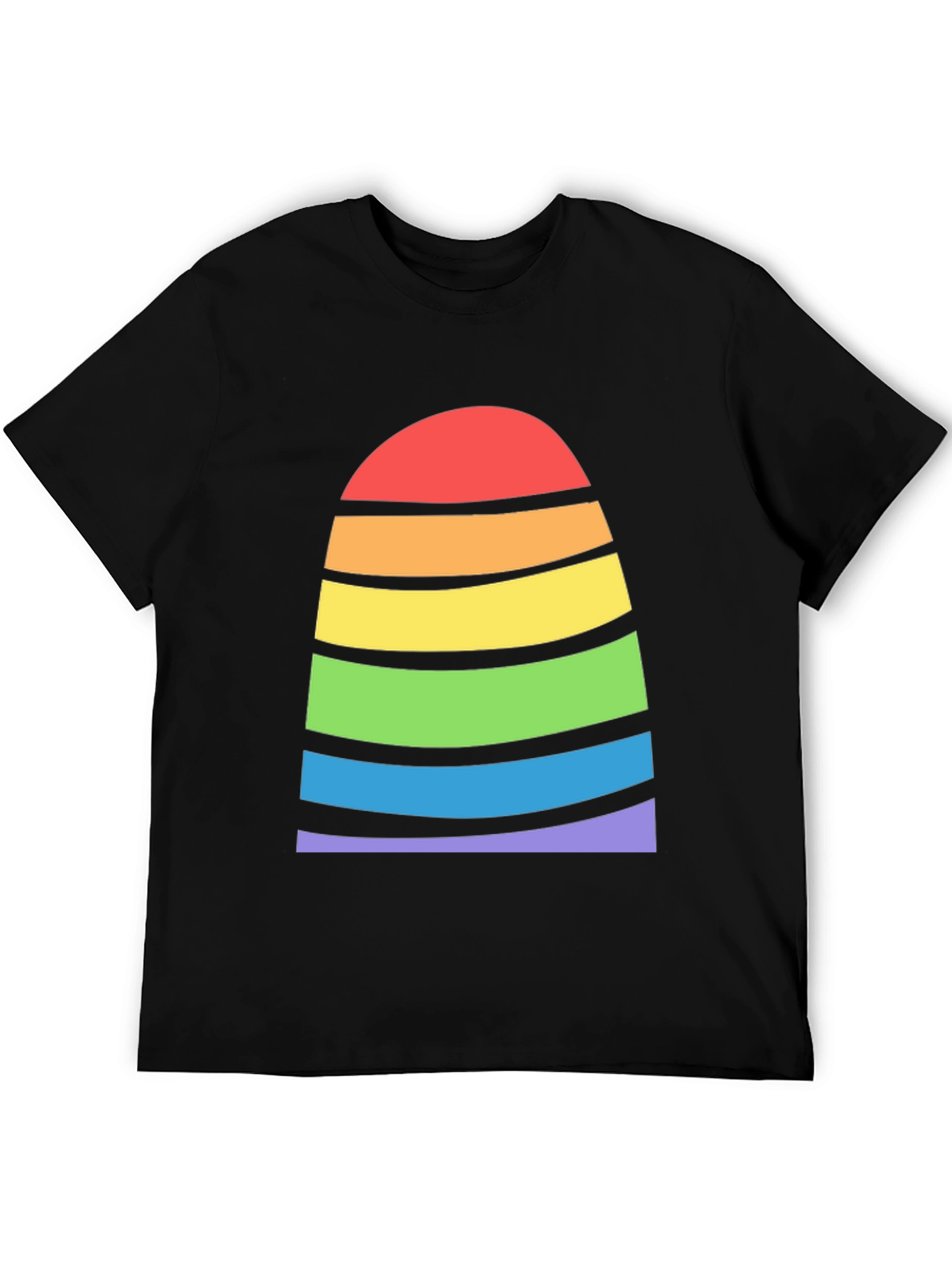 Rainbow Stack Graphic Tee - Pride Edition T-Shirt