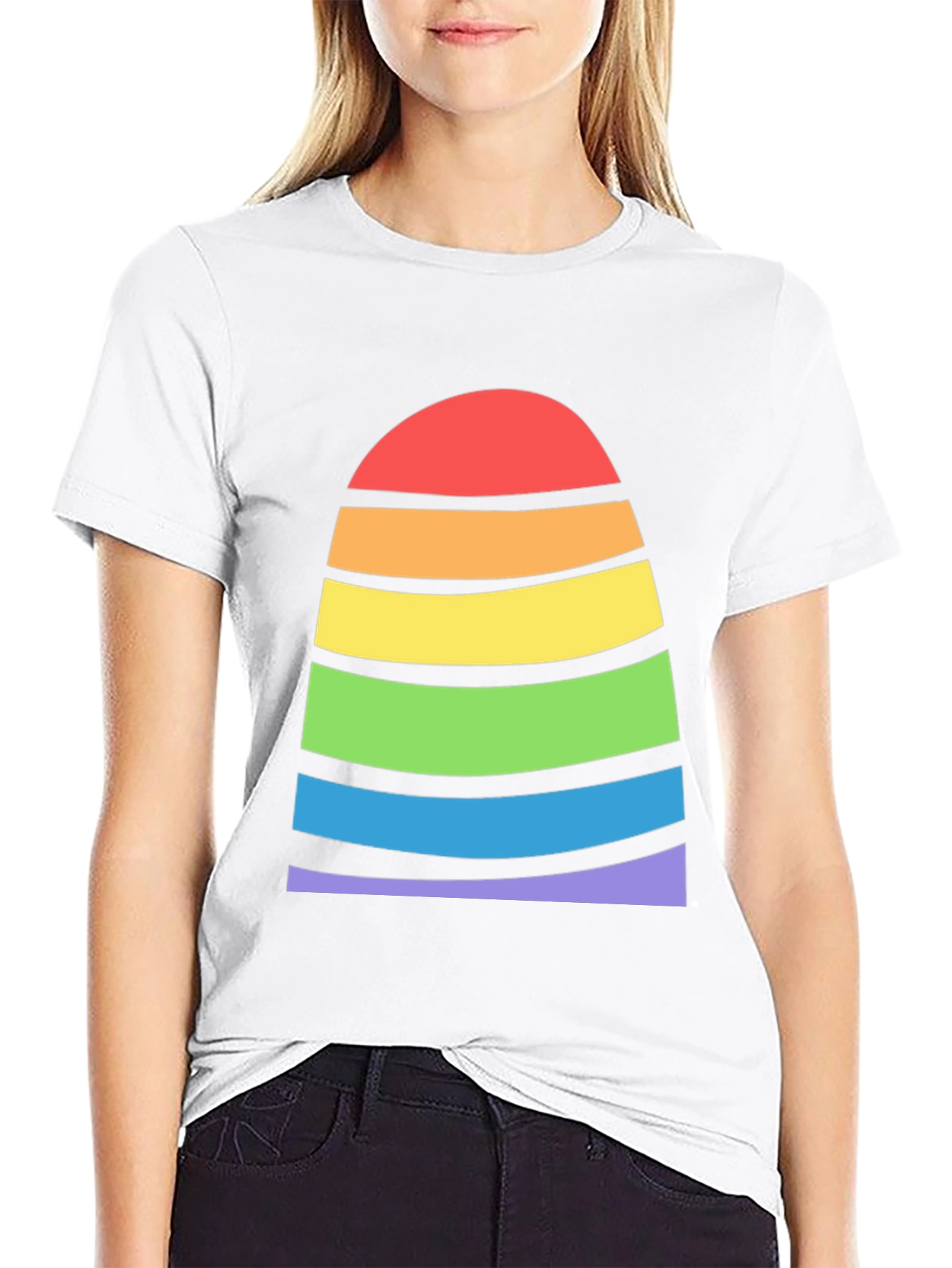 Rainbow Stack Graphic Tee - Pride Edition T-Shirt