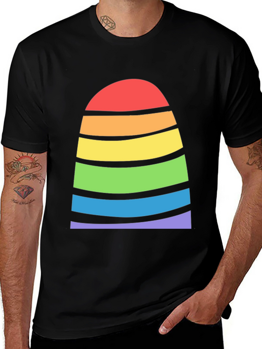 Rainbow Stack Graphic Tee - Pride Edition T-Shirt