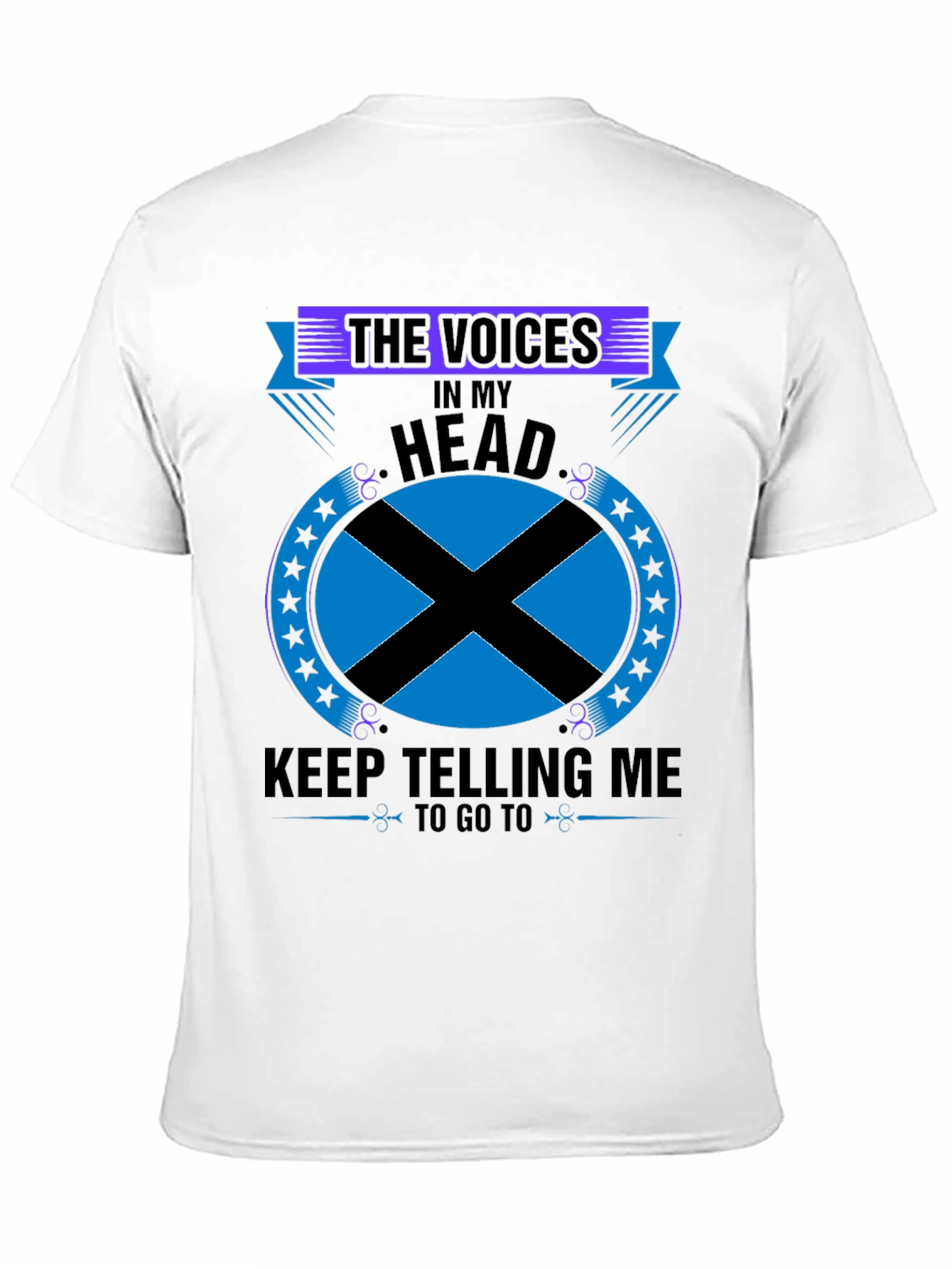 Funny Voices in My Head Novelty T-Shirt