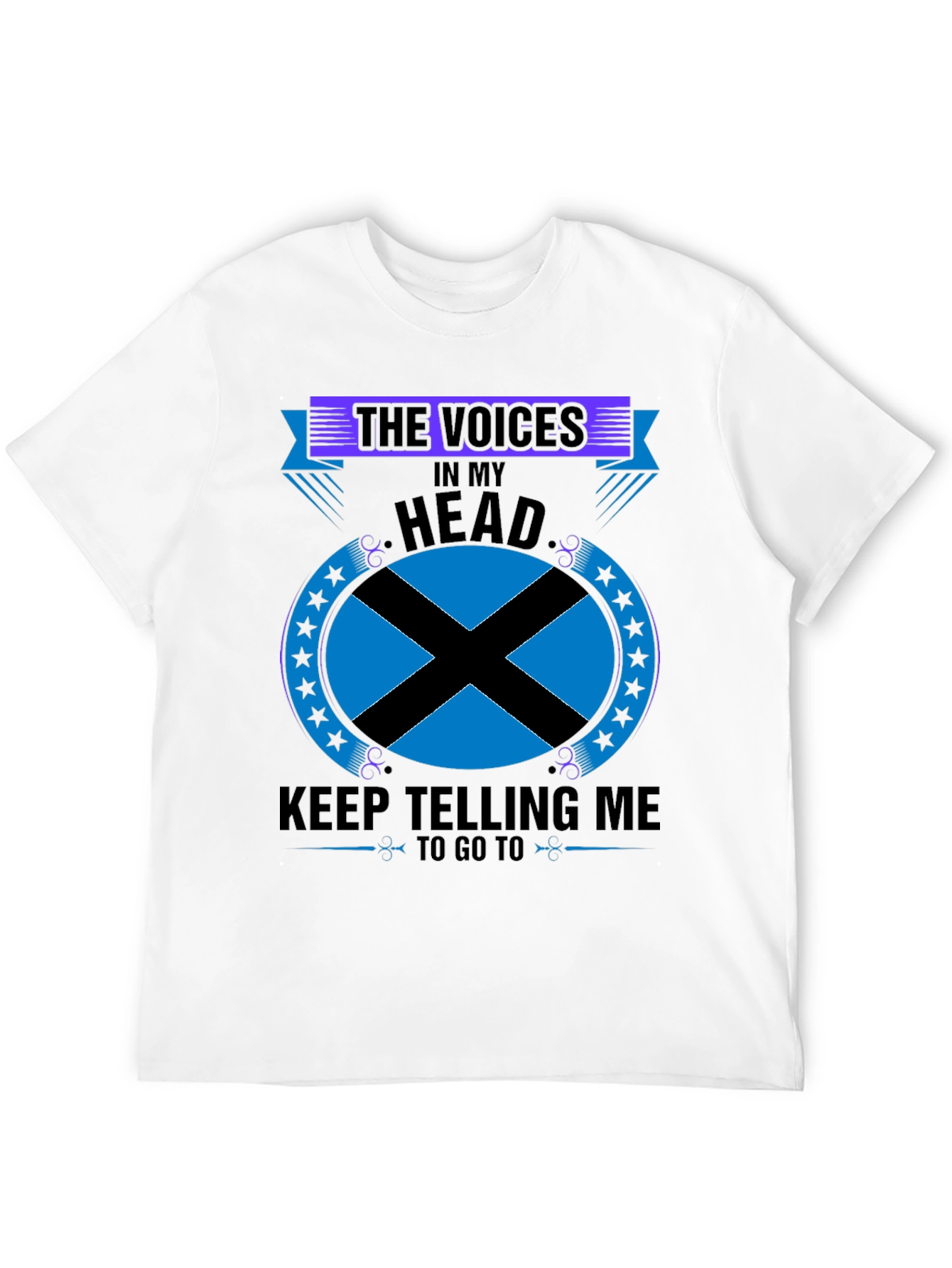 Funny Voices in My Head Novelty T-Shirt