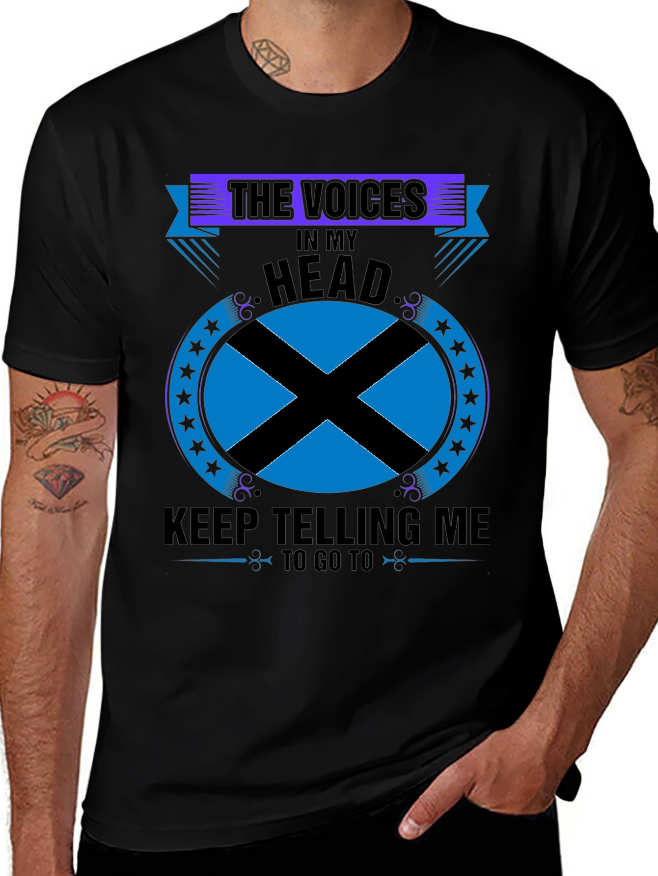 Funny Voices in My Head Novelty T-Shirt