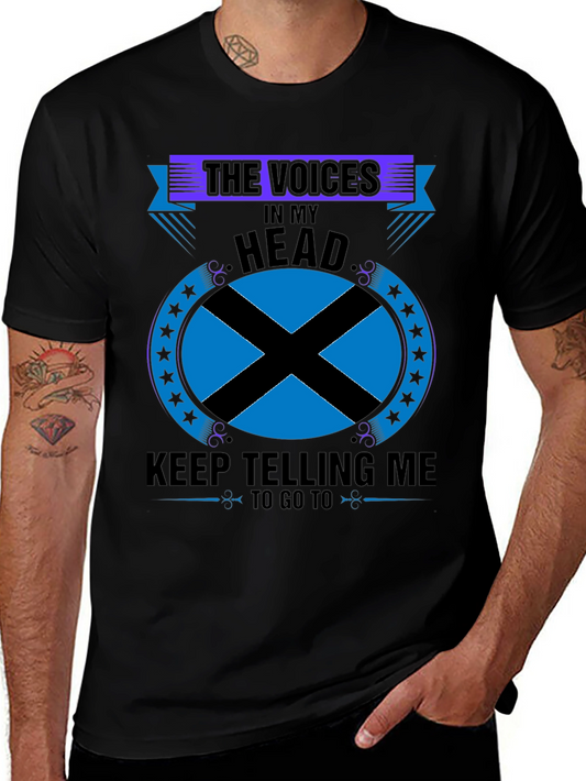 Funny Voices in My Head Novelty T-Shirt