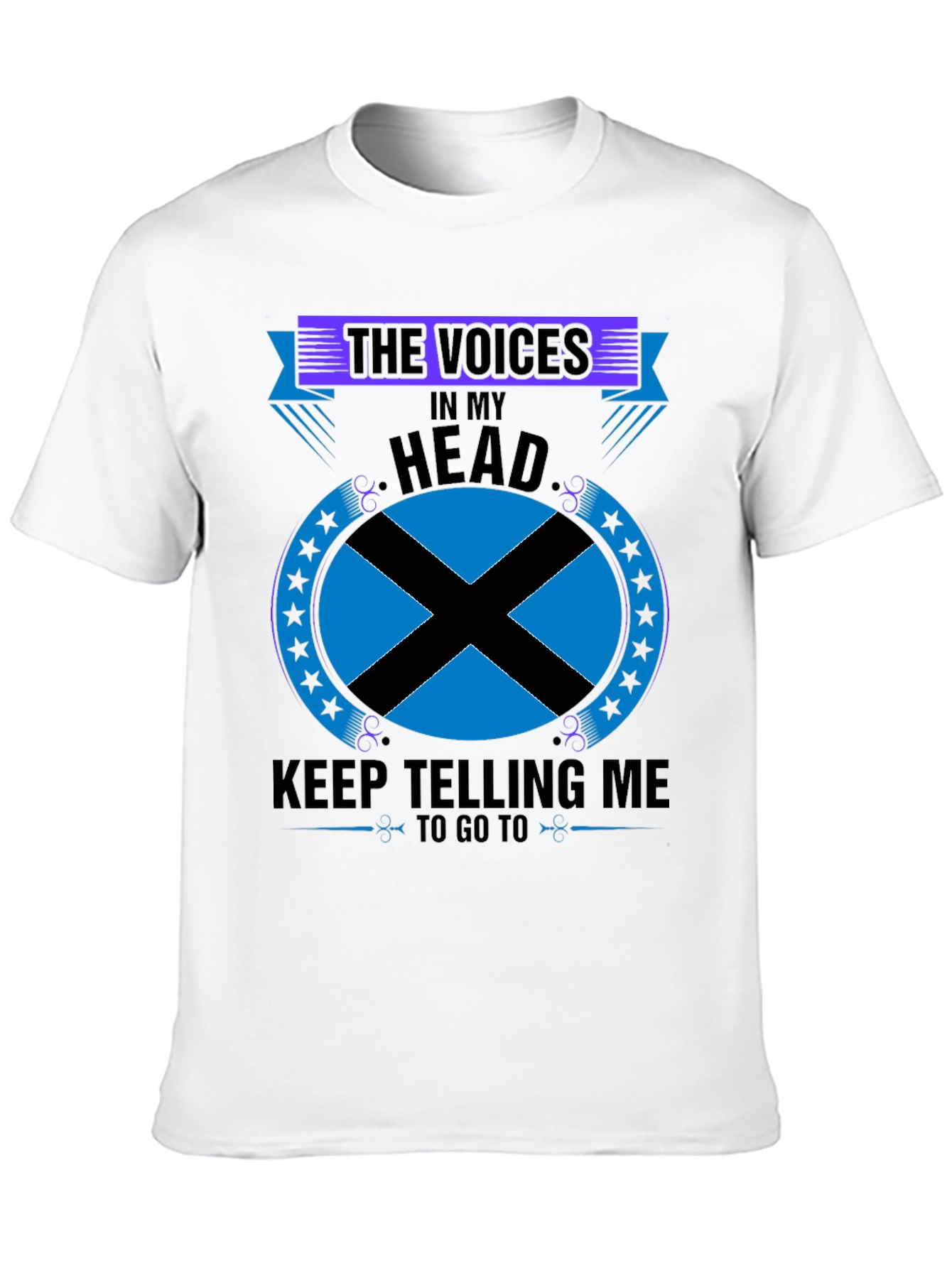 Funny Voices in My Head Novelty T-Shirt