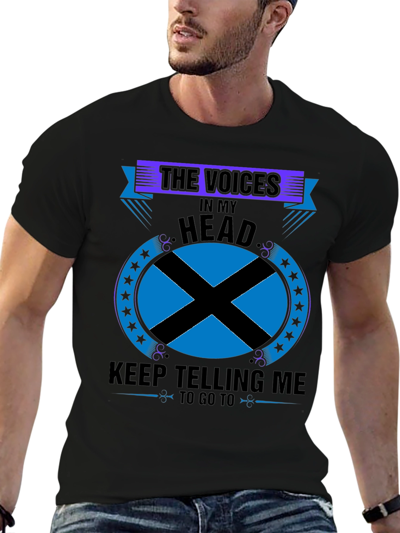 Funny Voices in My Head Novelty T-Shirt