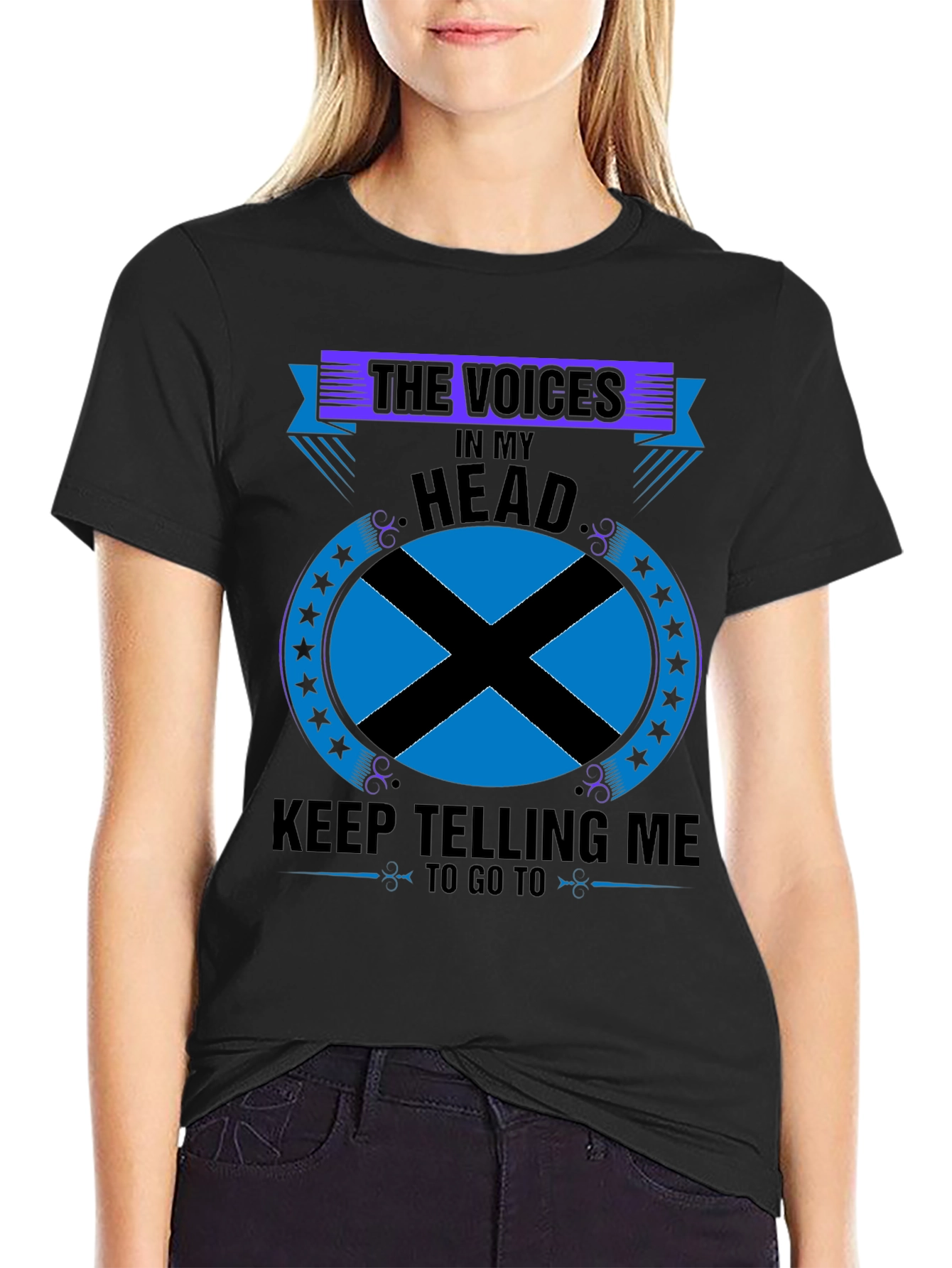Funny Voices in My Head Novelty T-Shirt