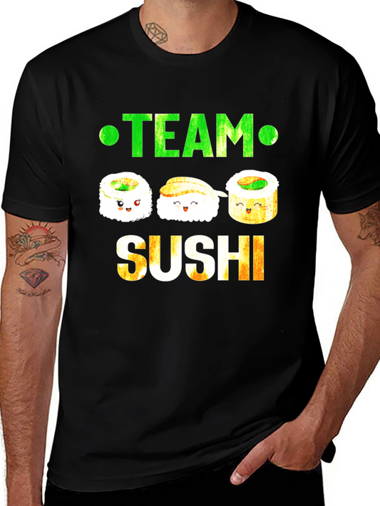 Team Sushi Graphic T-Shirt - Foodie Fun!