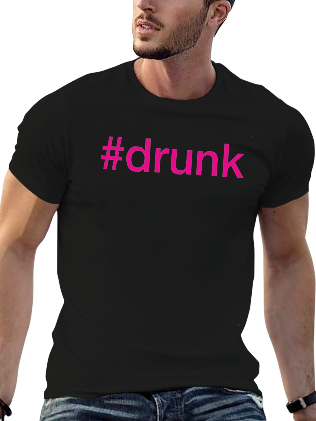 #Drunk Graphic Tee - Funny Party T-Shirt