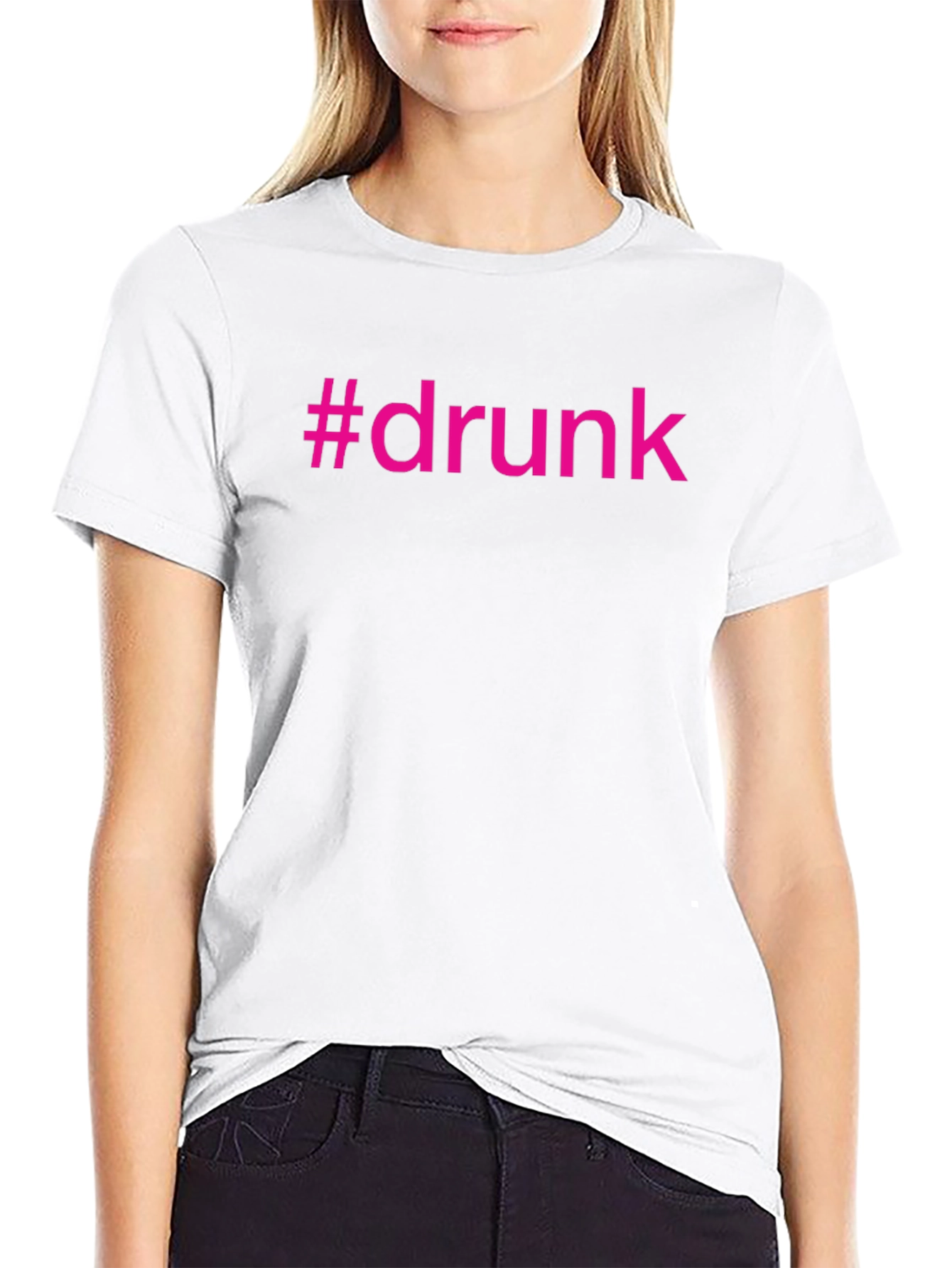 #Drunk Graphic Tee - Funny Party T-Shirt