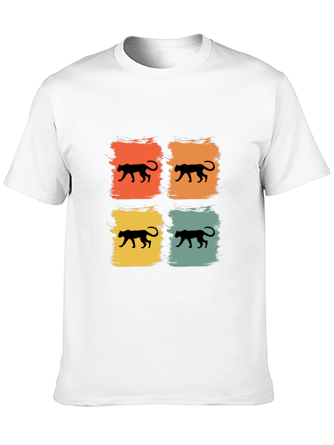 Retro Panther Print Tee