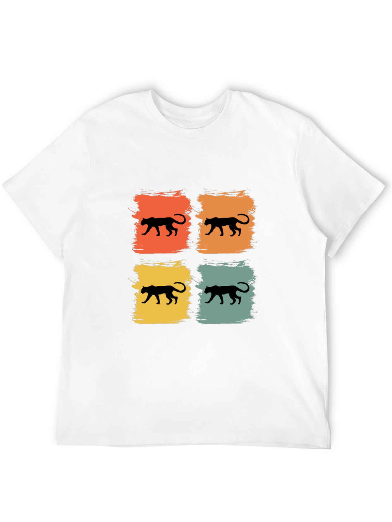 Retro Panther Print Tee
