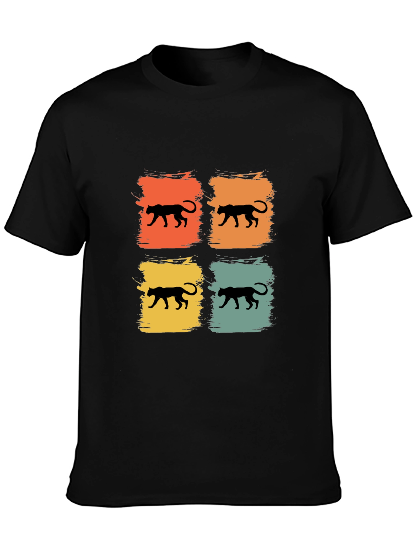 Retro Panther Print Tee