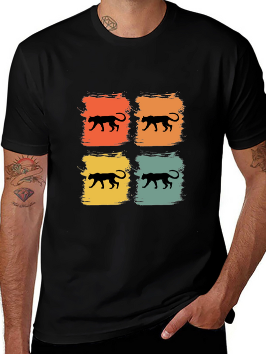 Retro Panther Print Tee
