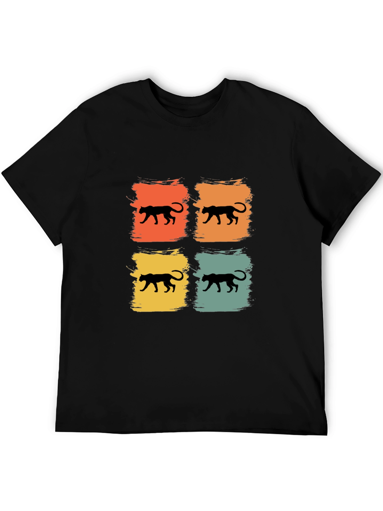 Retro Panther Print Tee