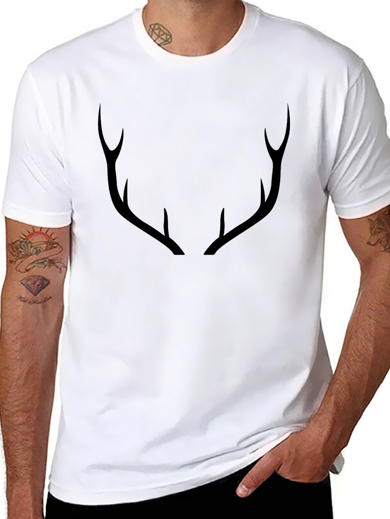 Antler Graphic Mens T-Shirt