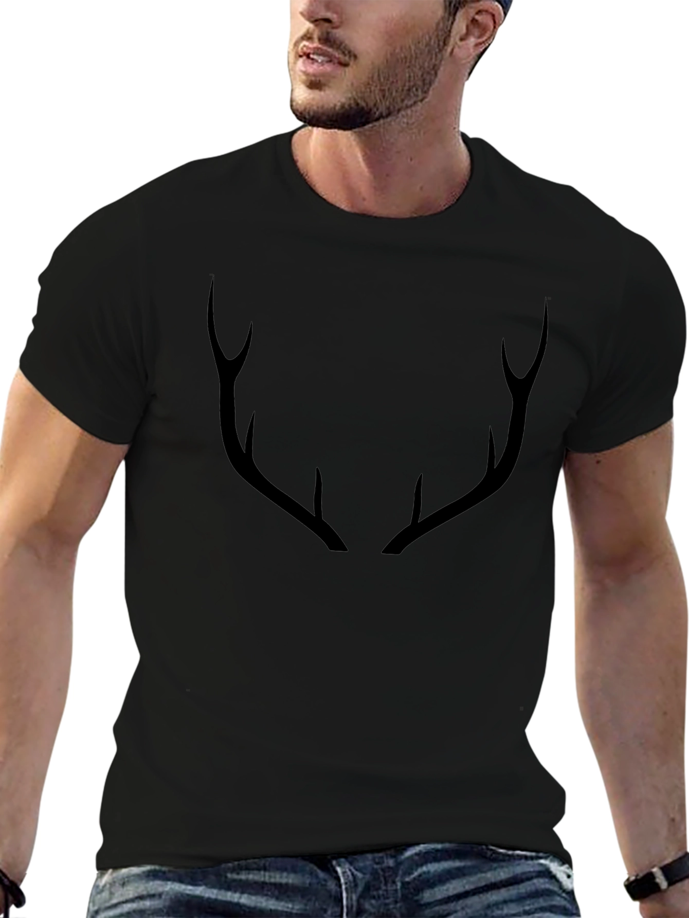 Antler Graphic Mens T-Shirt