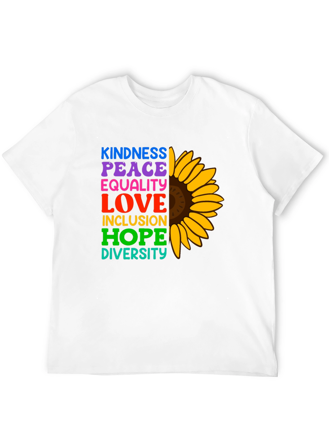 Kindness Peace Love Diversity T-Shirt