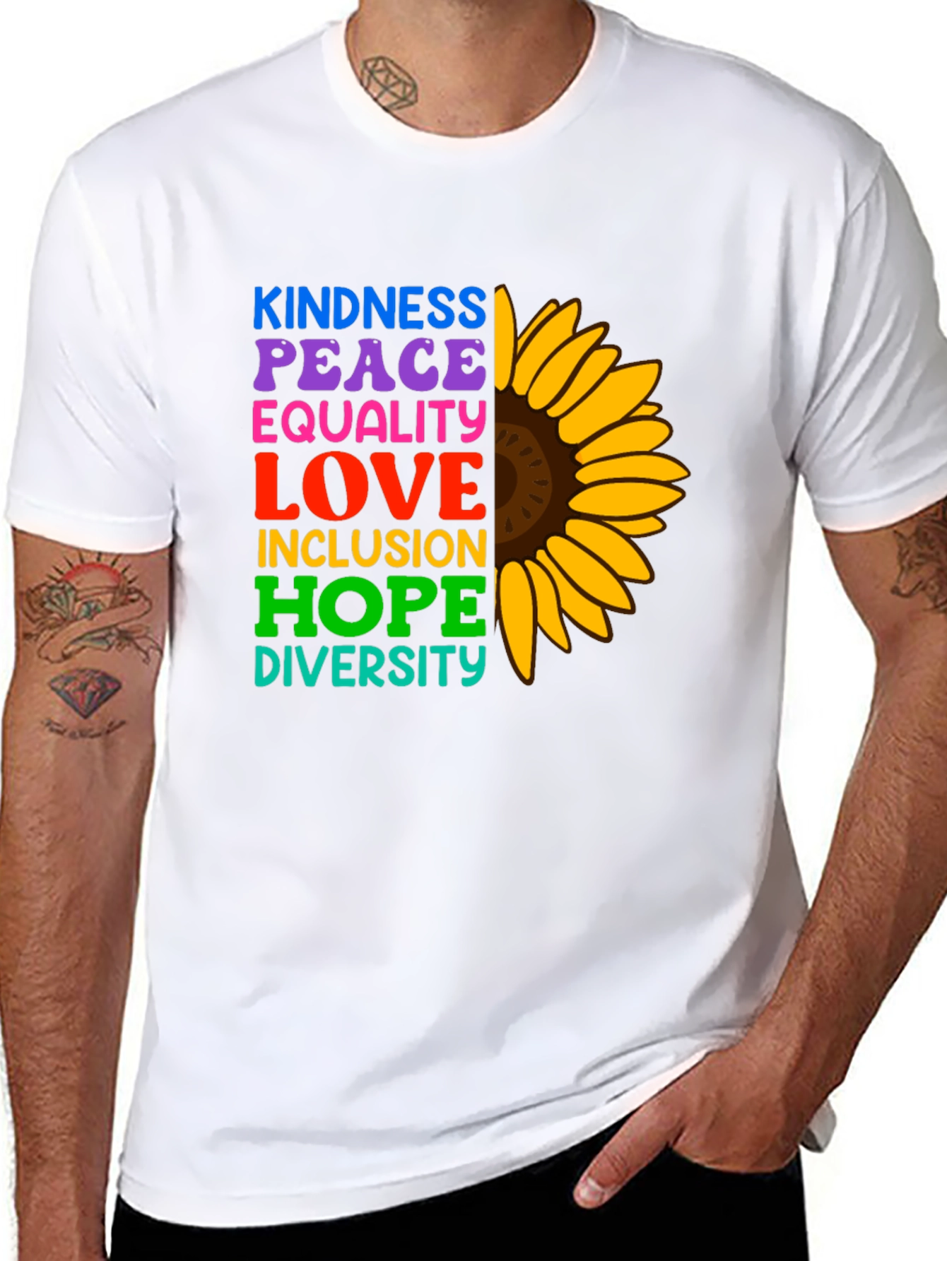 Kindness Peace Love Diversity T-Shirt