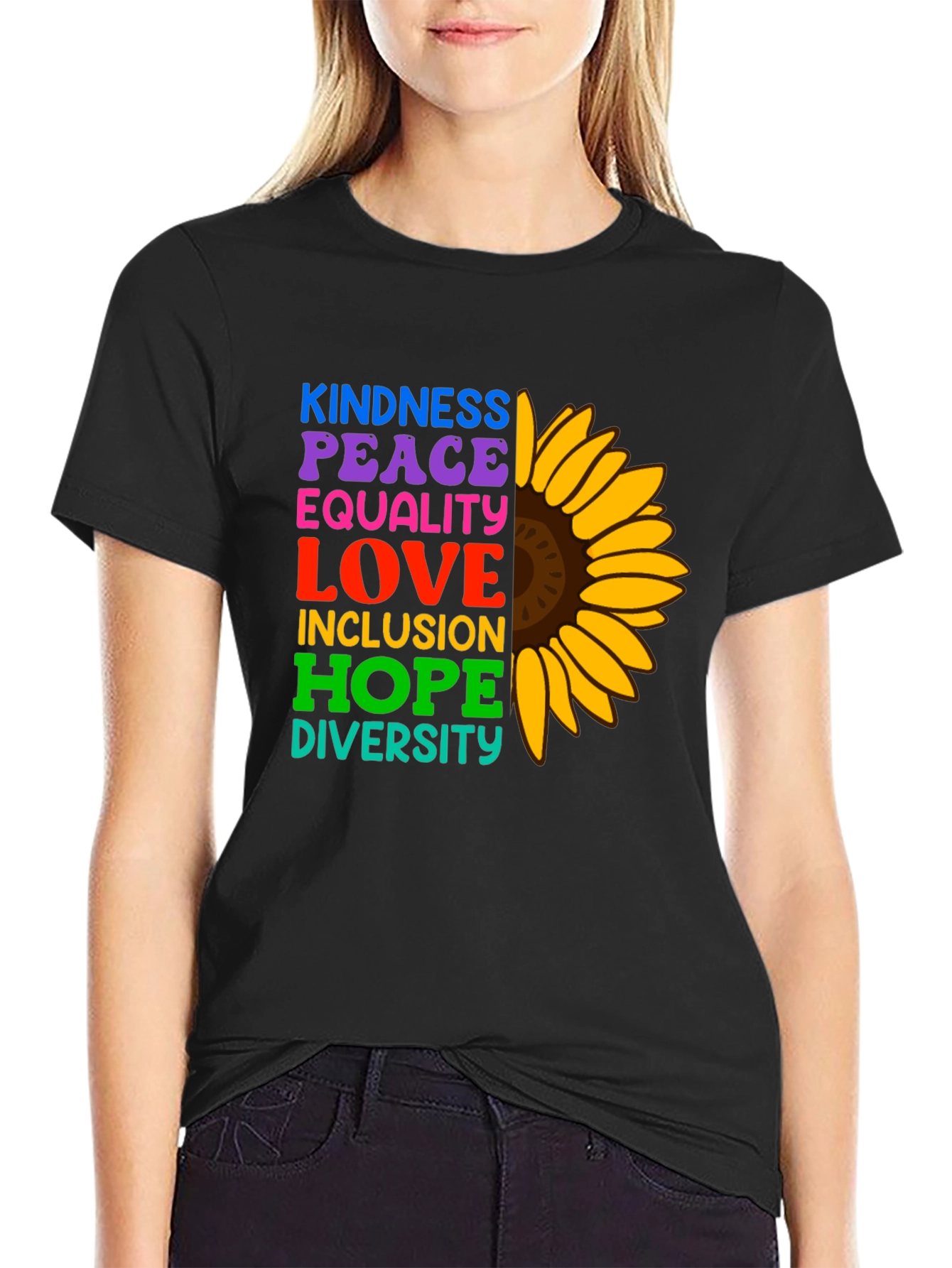 Kindness Peace Love Diversity T-Shirt