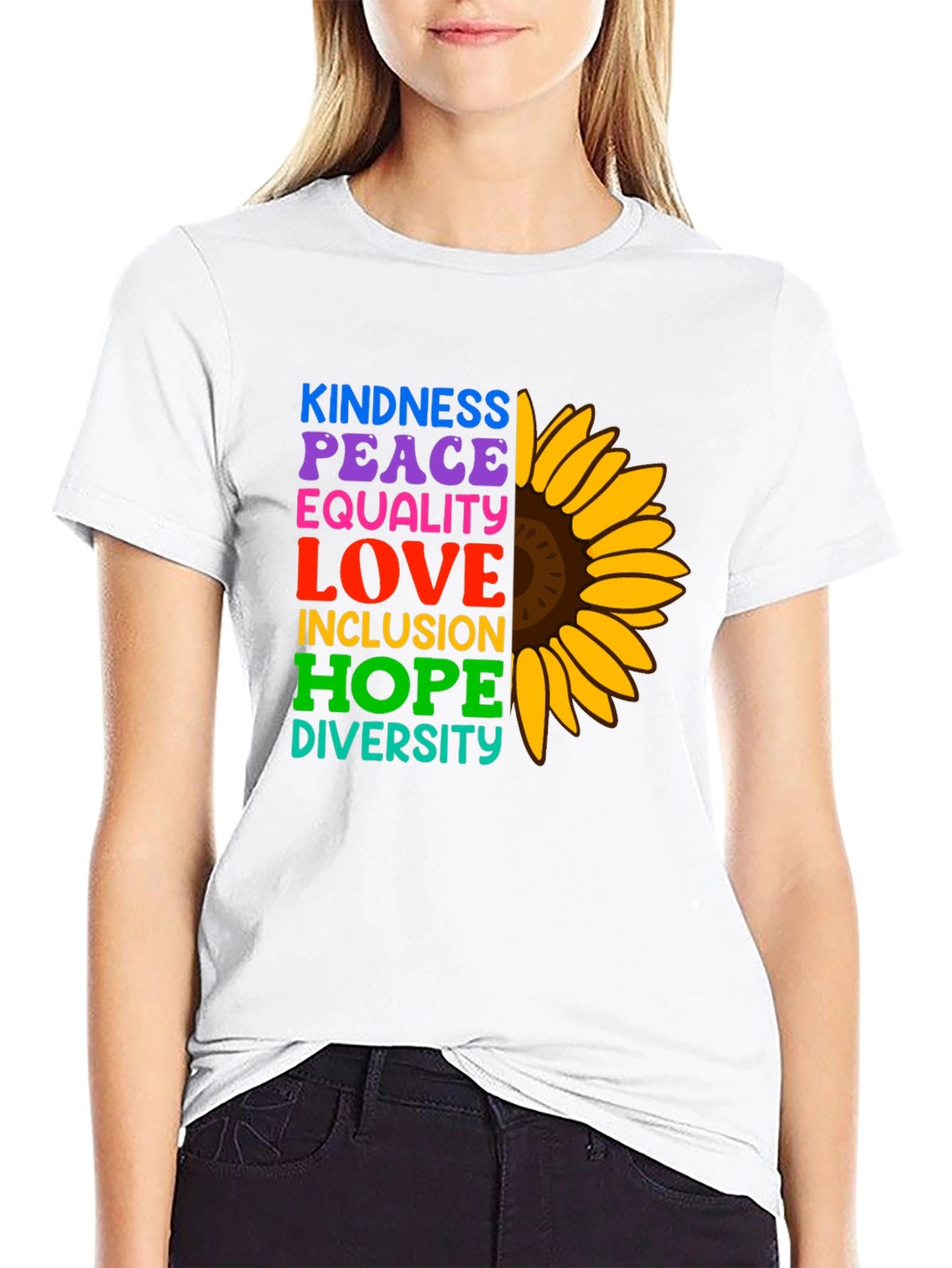 Kindness Peace Love Diversity T-Shirt