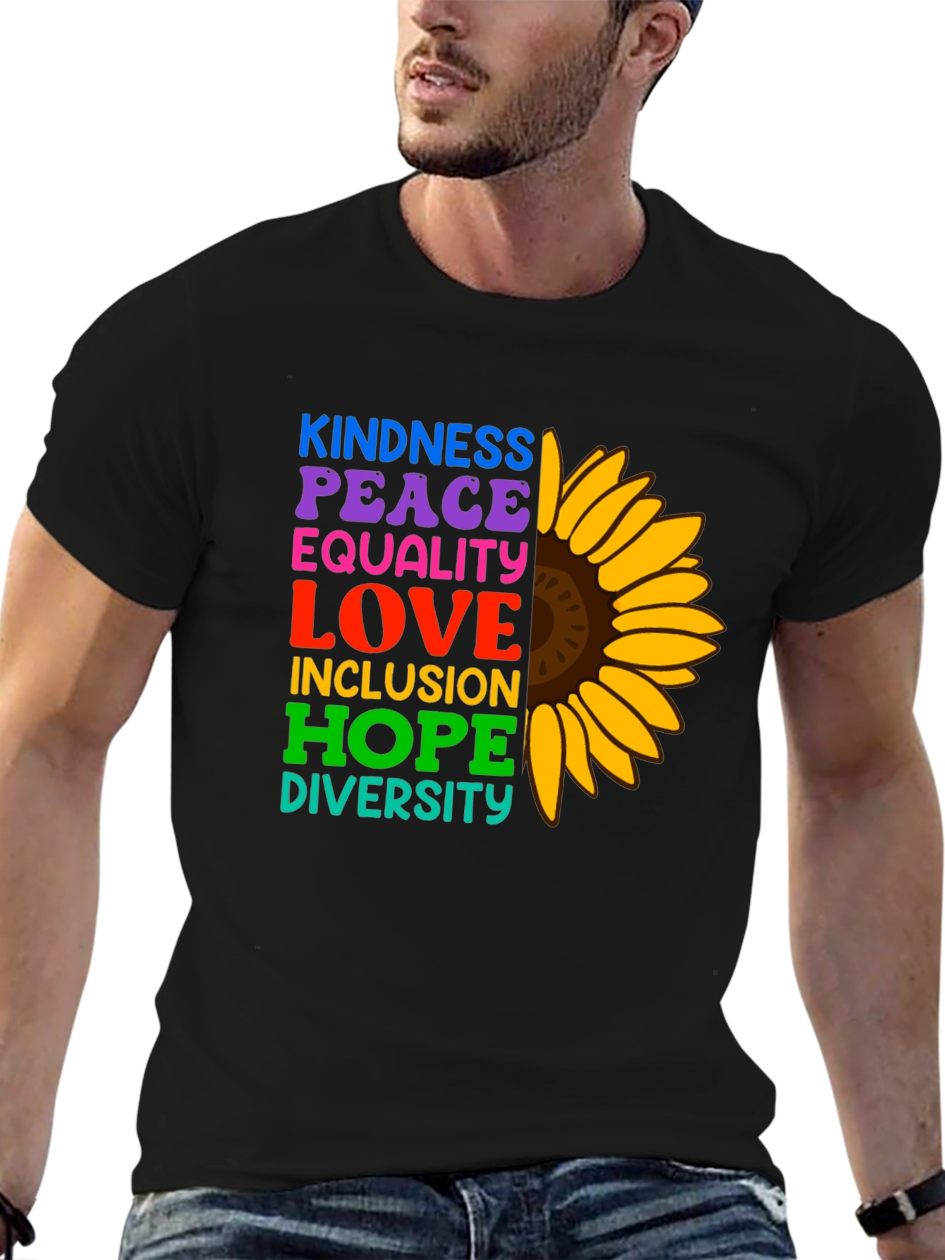 Kindness Peace Love Diversity T-Shirt