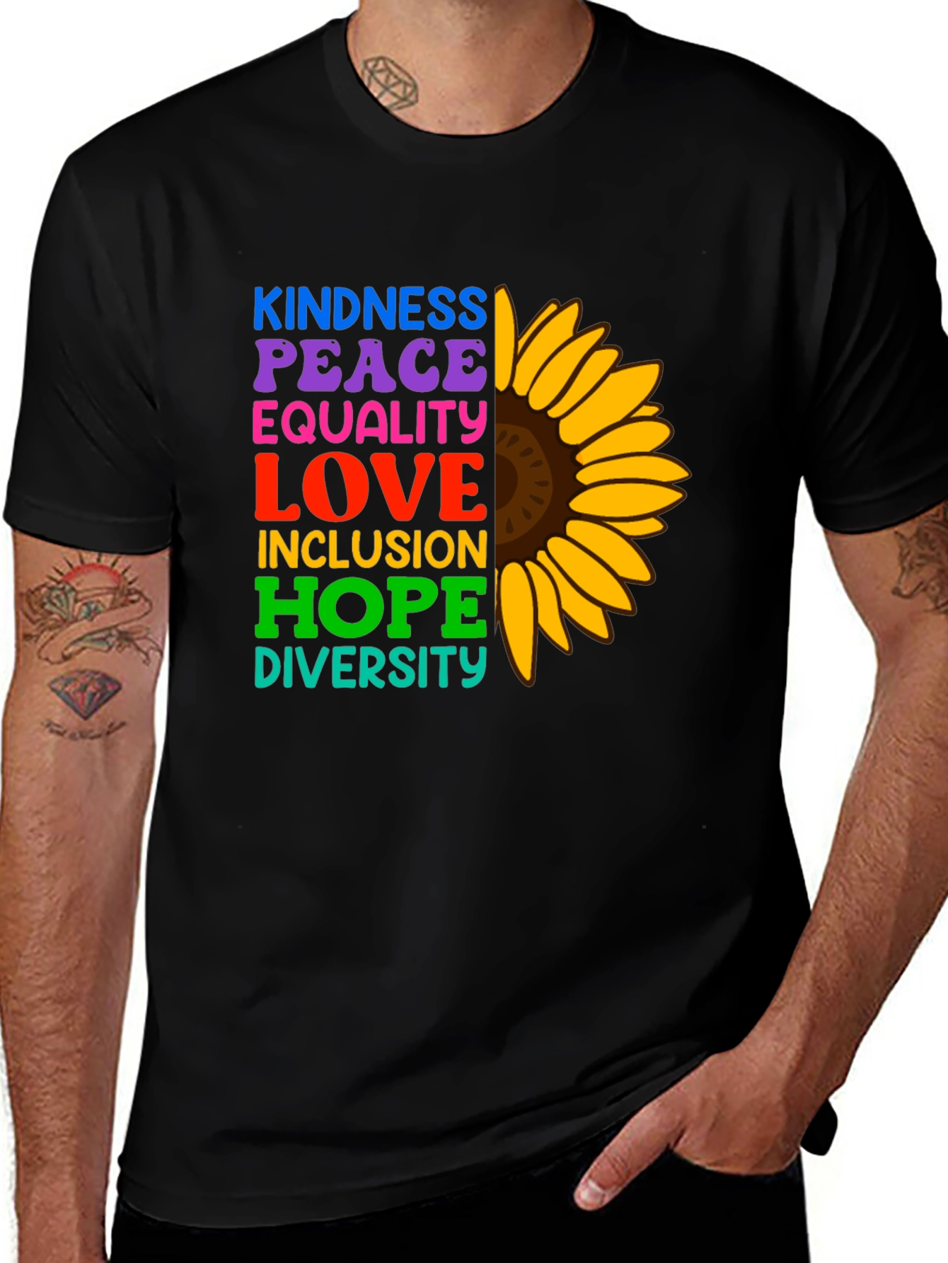 Kindness Peace Love Diversity T-Shirt