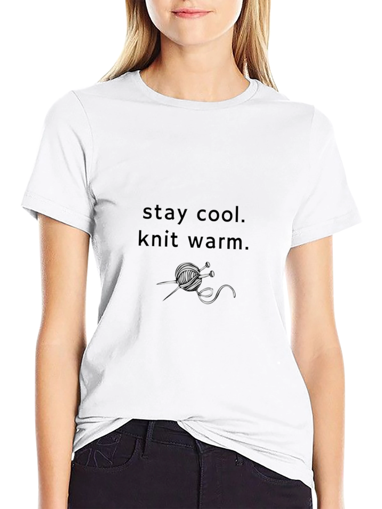 Stay Cool Knit Warm Graphic Tee