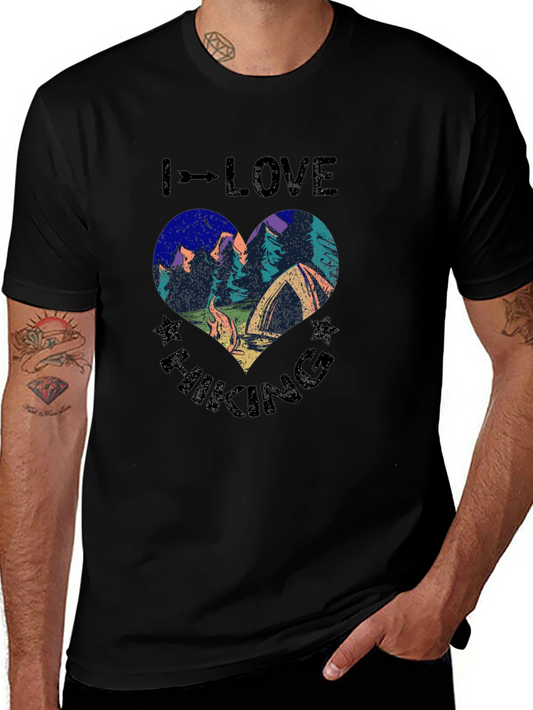 I Love Hiking Graphic Tee