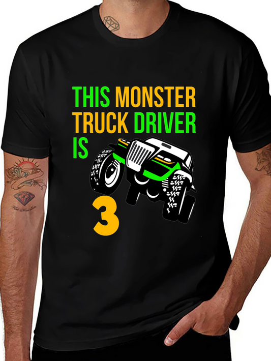 Monster Truck 3rd Birthday T-Shirt