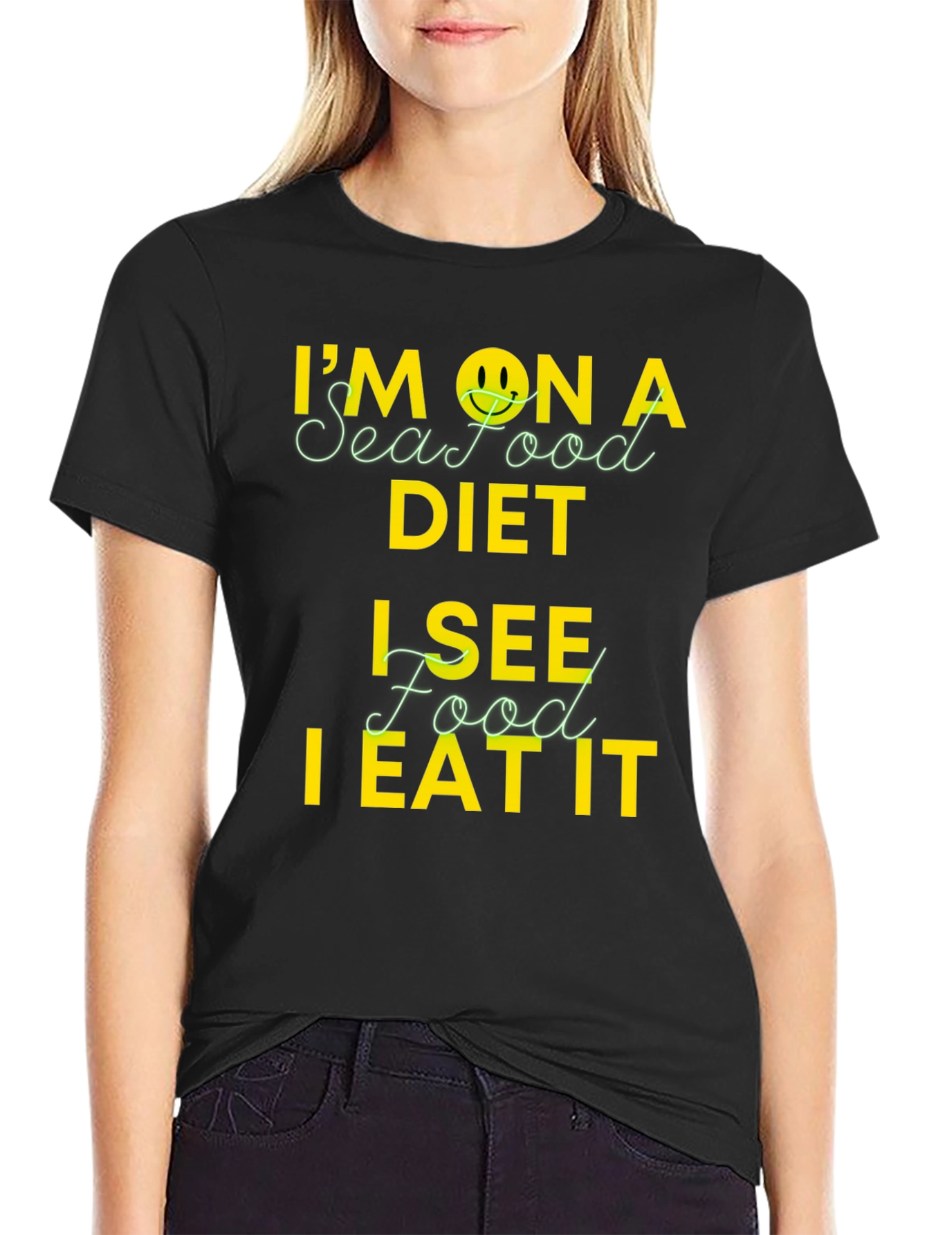 Im on a Seafood Diet Funny Mens T-Shirt