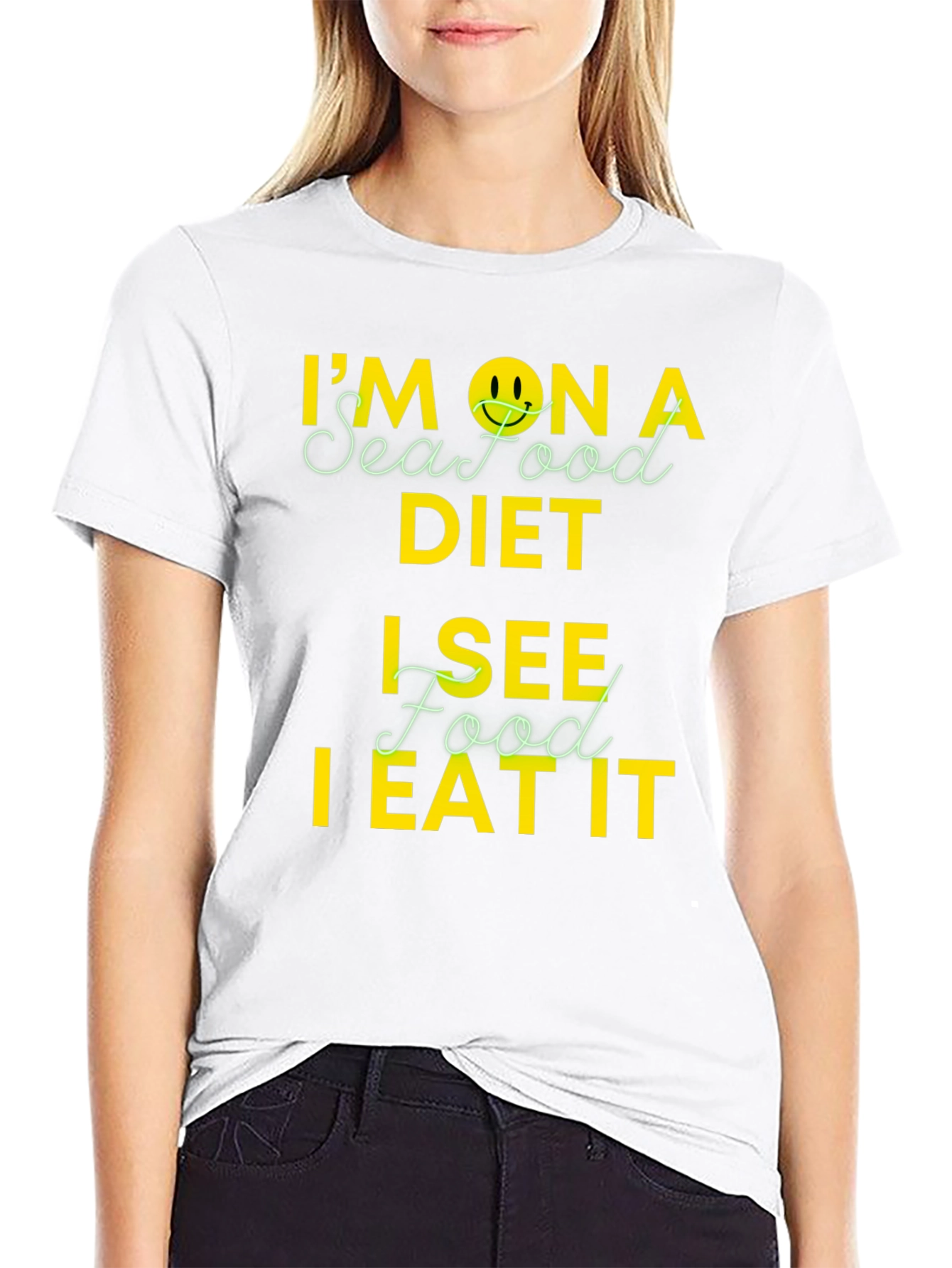 Im on a Seafood Diet Funny Mens T-Shirt