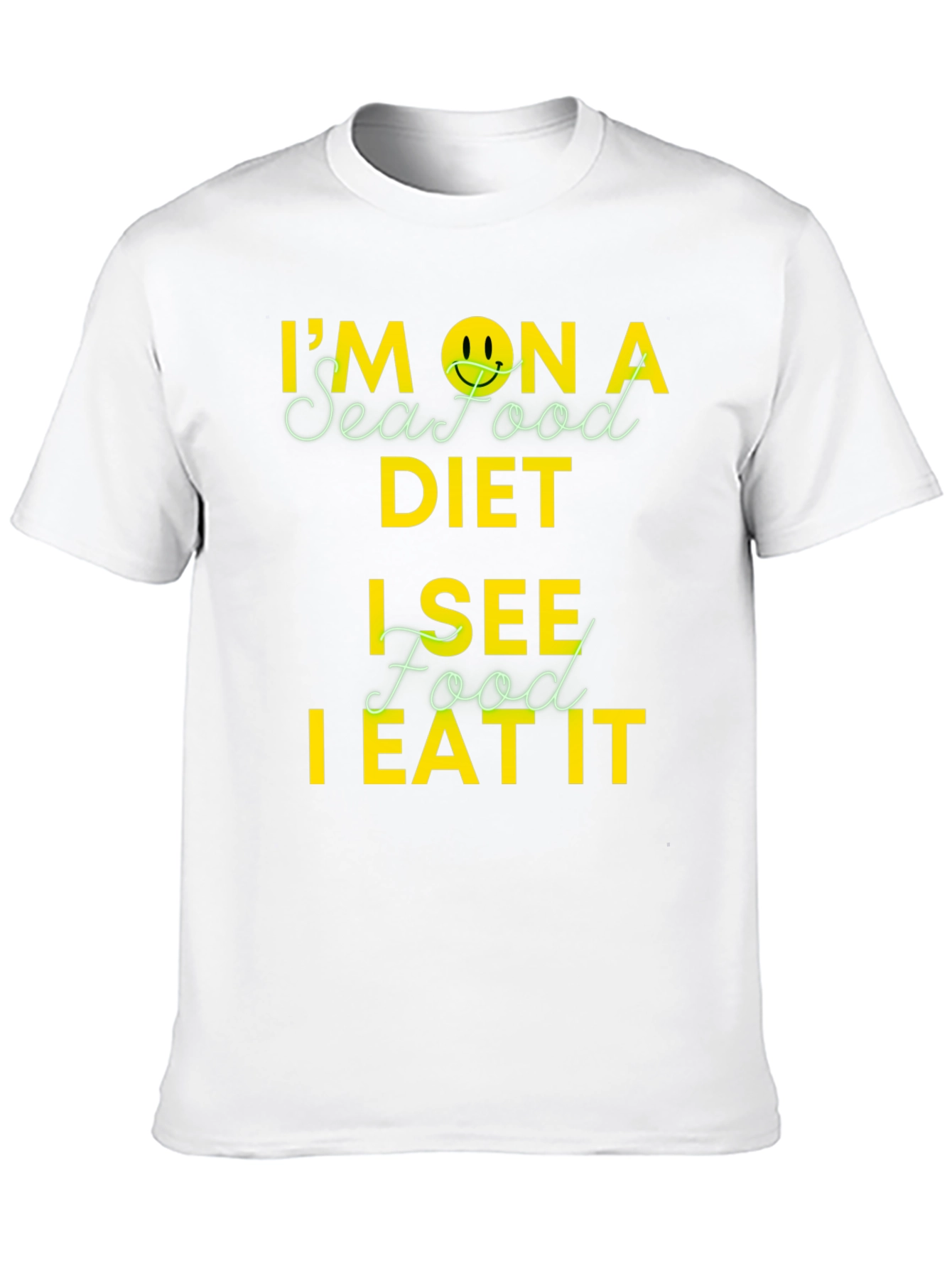Im on a Seafood Diet Funny Mens T-Shirt