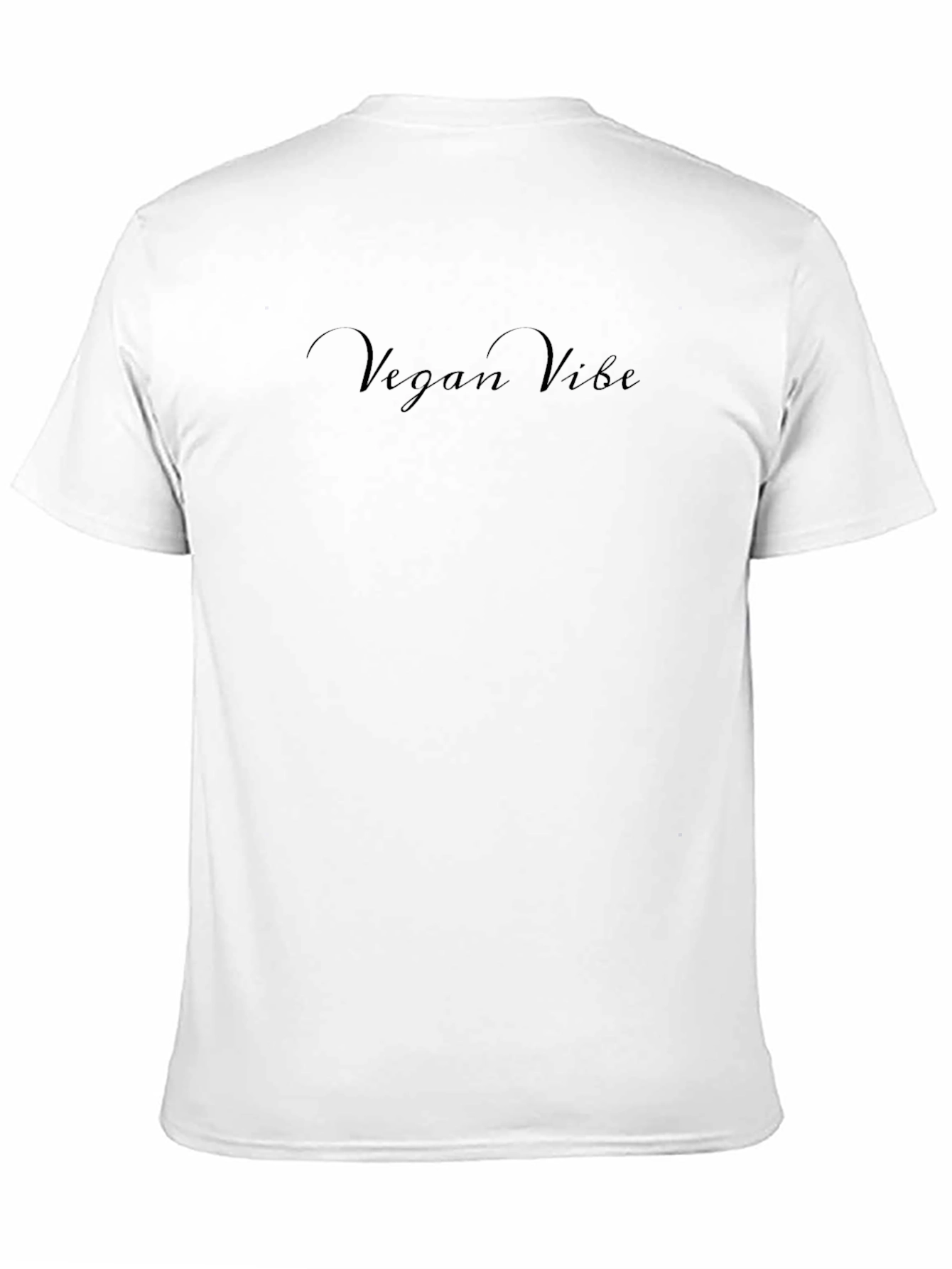 Vegan Vibe Black T-Shirt - Stylish and Comfortable