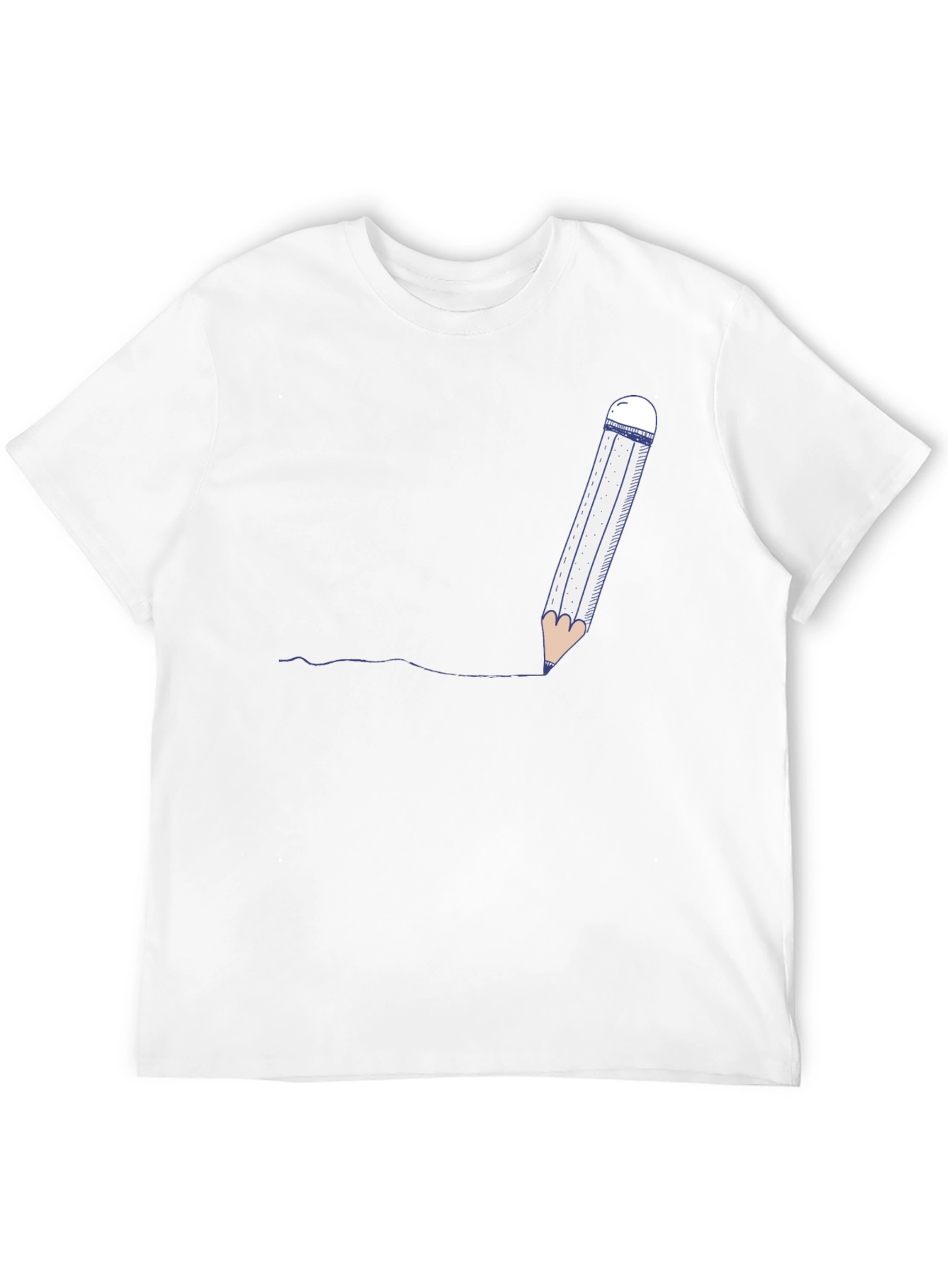 Pencil Drawing T-Shirt - Artistic Design