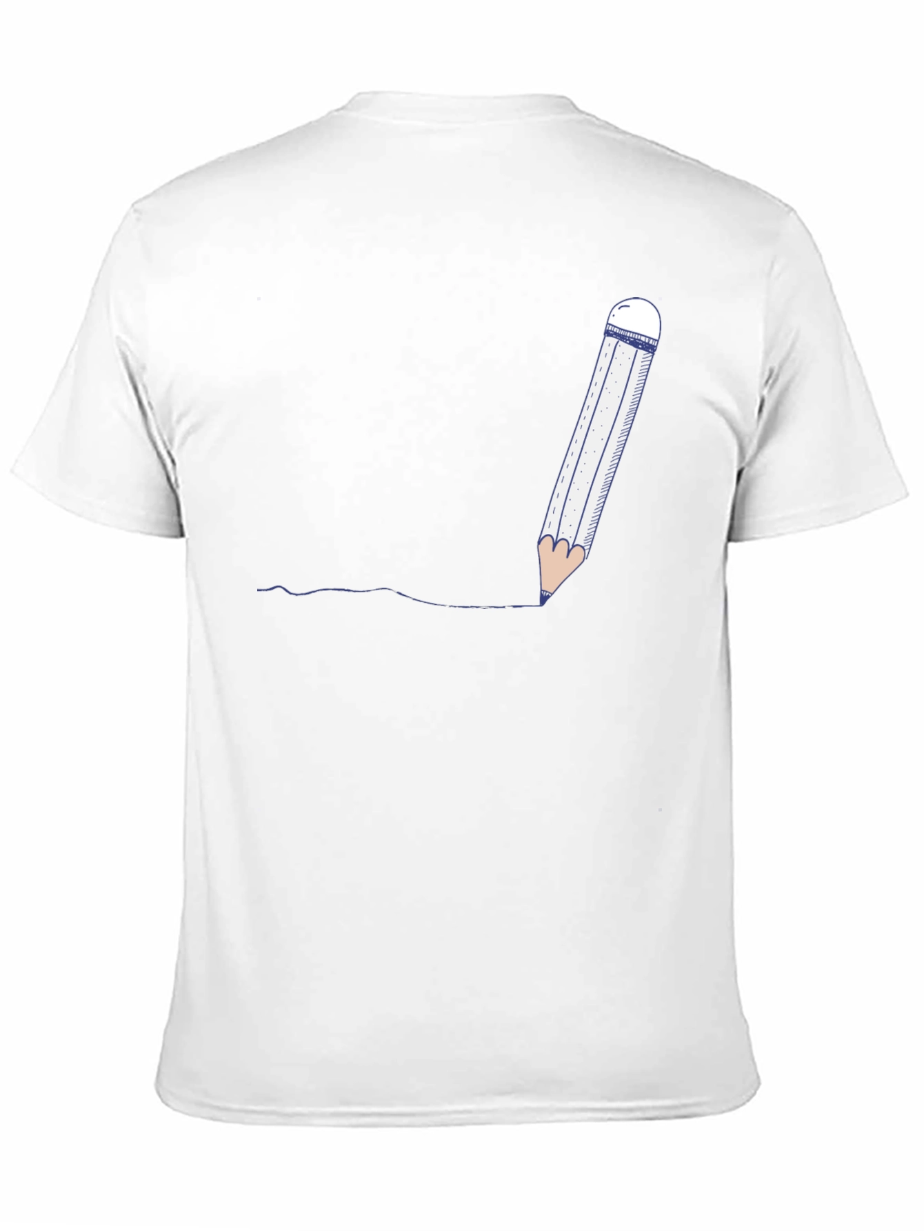 Pencil Drawing T-Shirt - Artistic Design