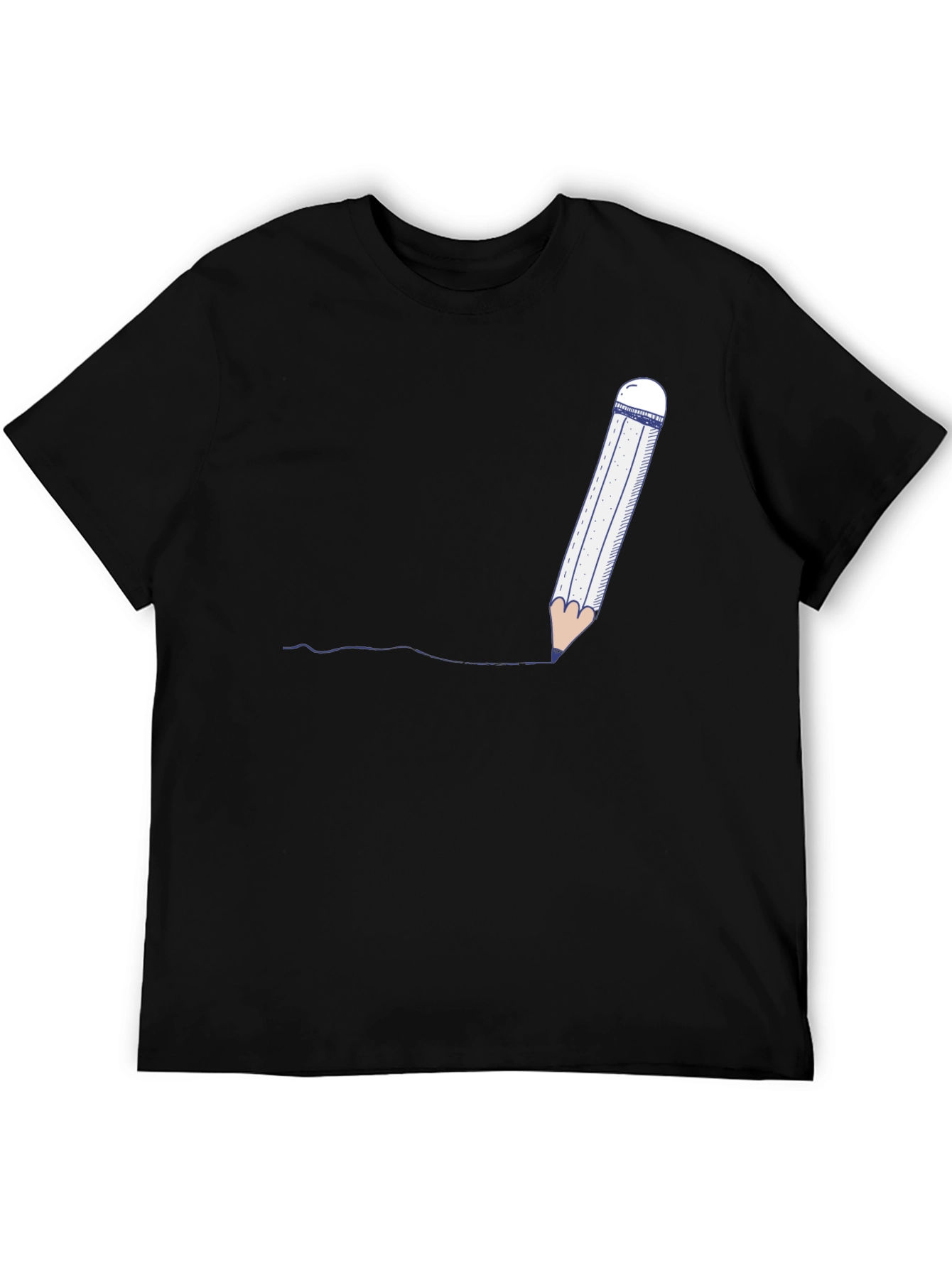 Pencil Drawing T-Shirt - Artistic Design