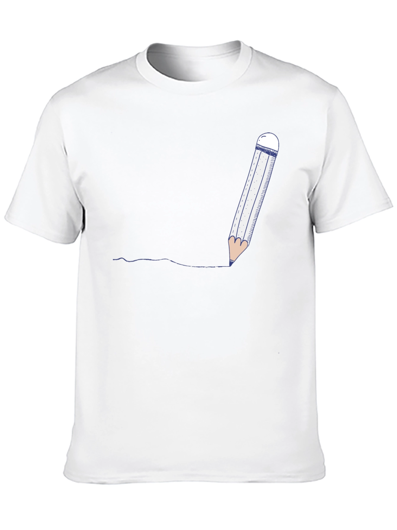 Pencil Drawing T-Shirt - Artistic Design